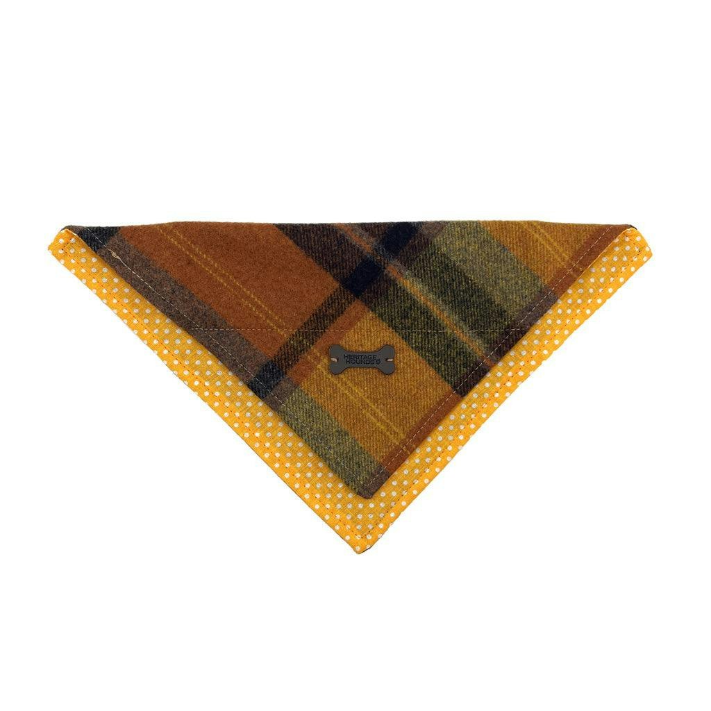 Heritage Traditions Amber Heritage Hounds Tartan Dog Bandana - Check