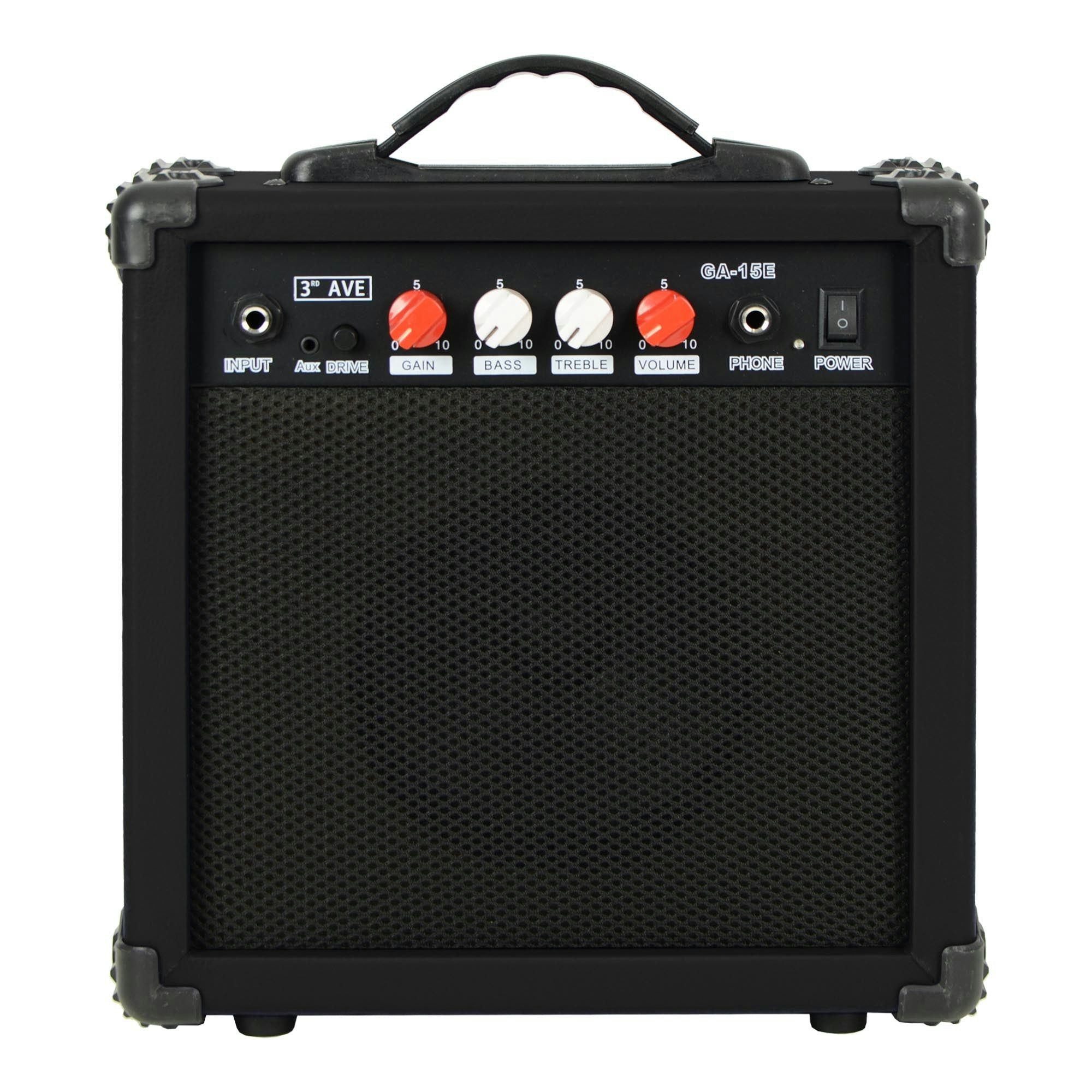 3Rd Avenue Black 15 Watt Electric Guitar Amp