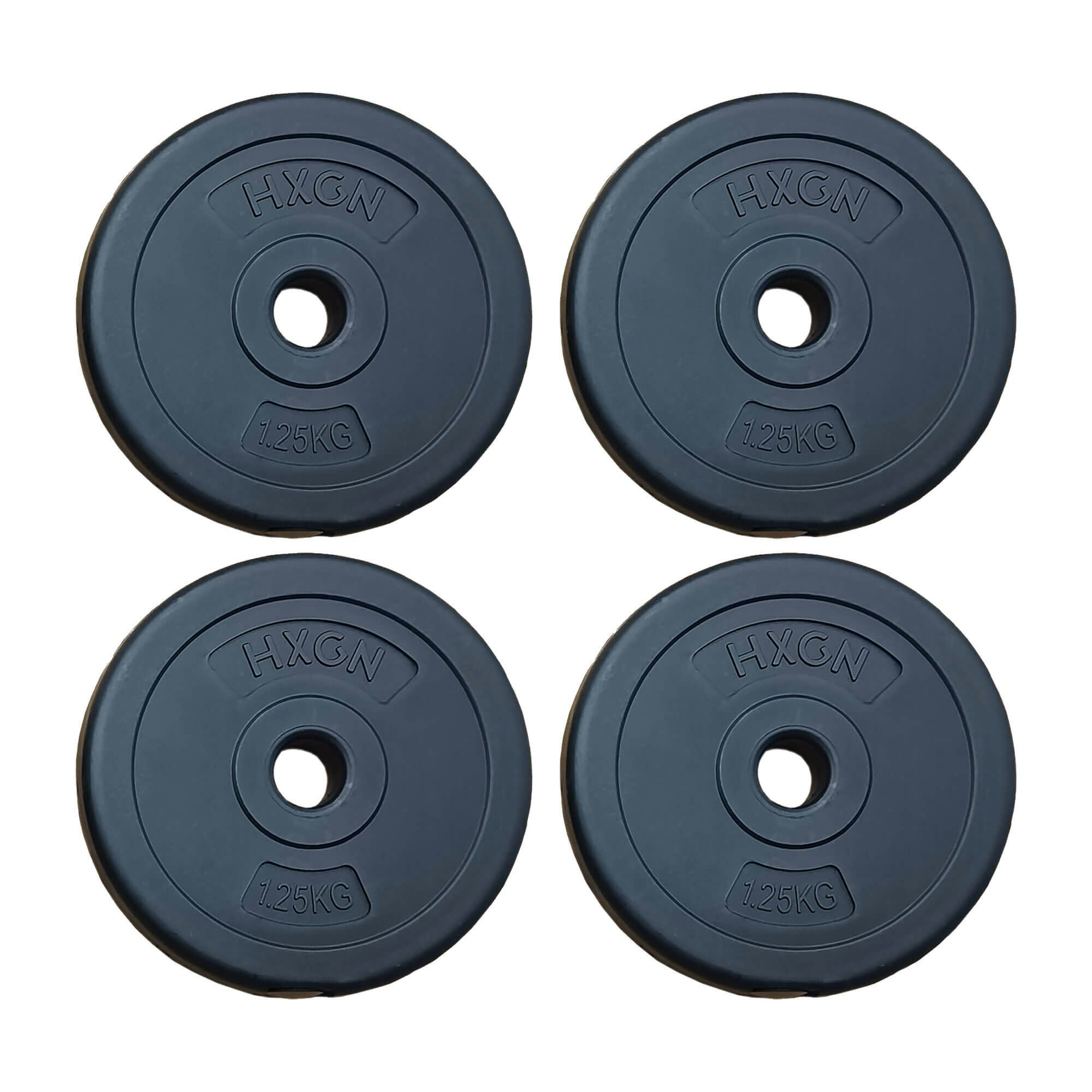 HXGN 4 x 1.25kg Standard 1" Weight Plates - Image 3