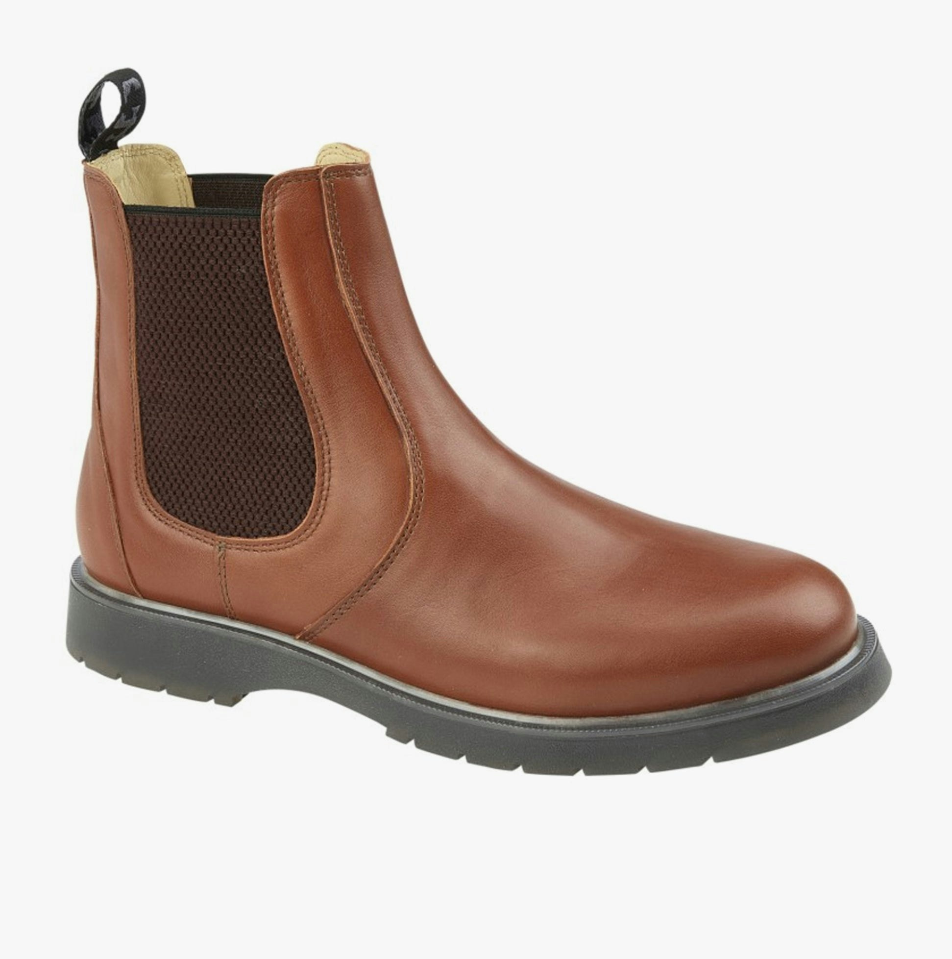 Grafters Unisex M186bt Gusset Chelsea Boots Tan - Uk 4