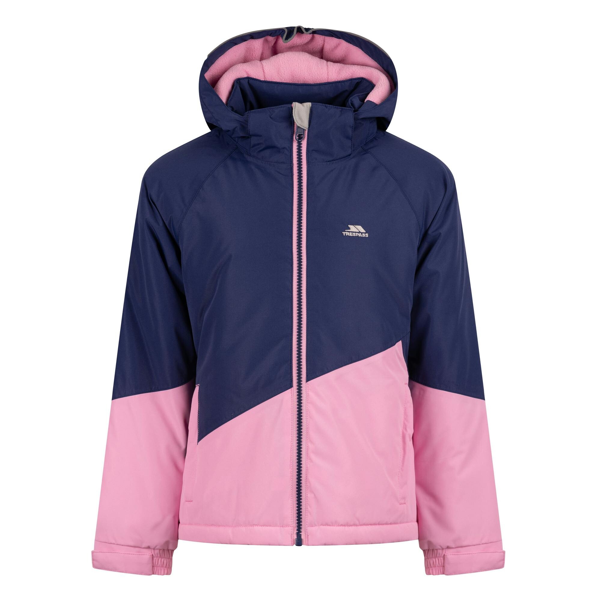 Trespass Girls Blue Ottile Padded Waterproof Jacket - Sapphire - 11-12 Years - Sapphire - 100% Polyester