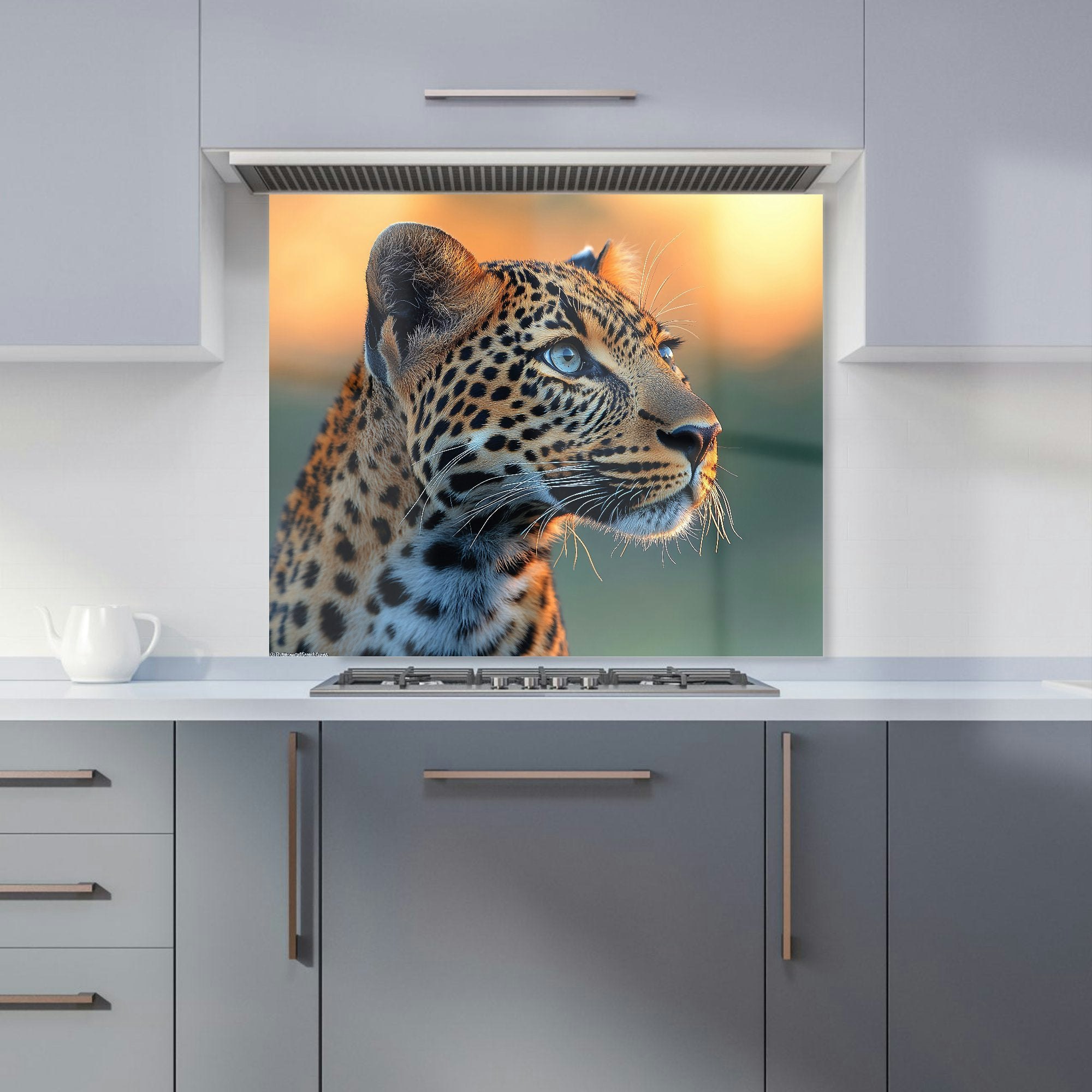 Warren Reed Leopard Kitchen Splashback - W900mm X H750mm