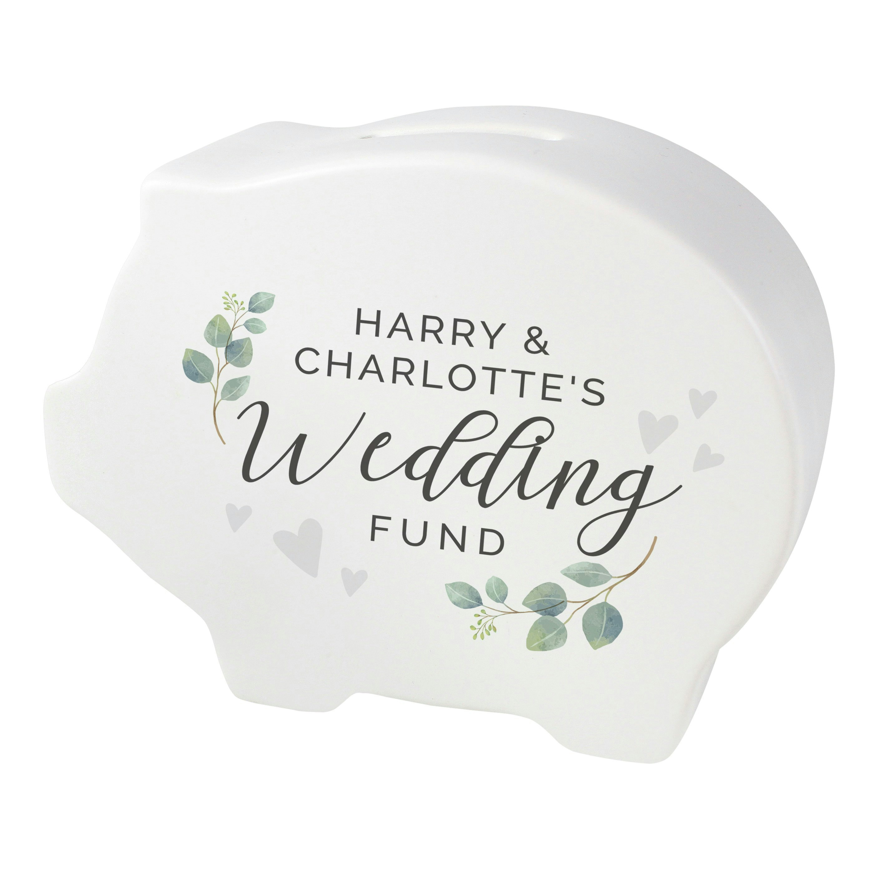Personalised Memento Company Personalised Wedding Piggy Bank