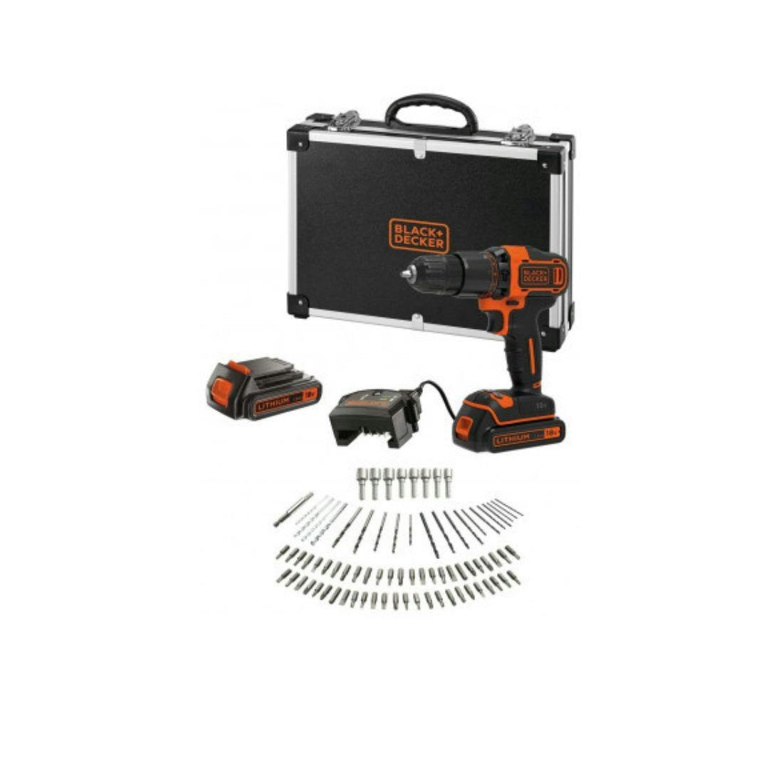 Black & Decker Bcd700s2afc-Gb Cordless Hammer Drill With 2 X 18V Batteries