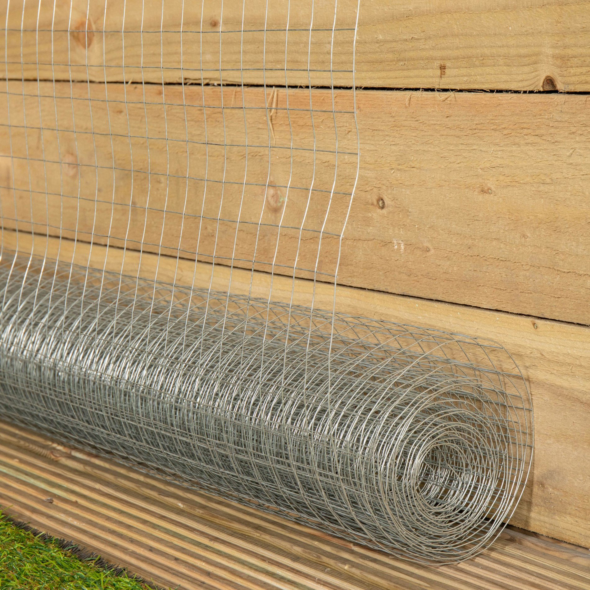 Rackhams 5M X 90Cm Of 25Mm Wire Mesh Netting For Gardens / Pets / Ponds