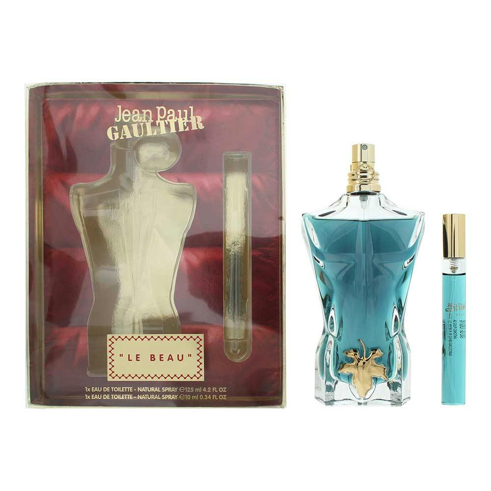 Jean Paul Gaultier Men's Le Beau 2 Piece Gift Set: Eau De Toilette 125Ml - Eau De Toilette 10Ml