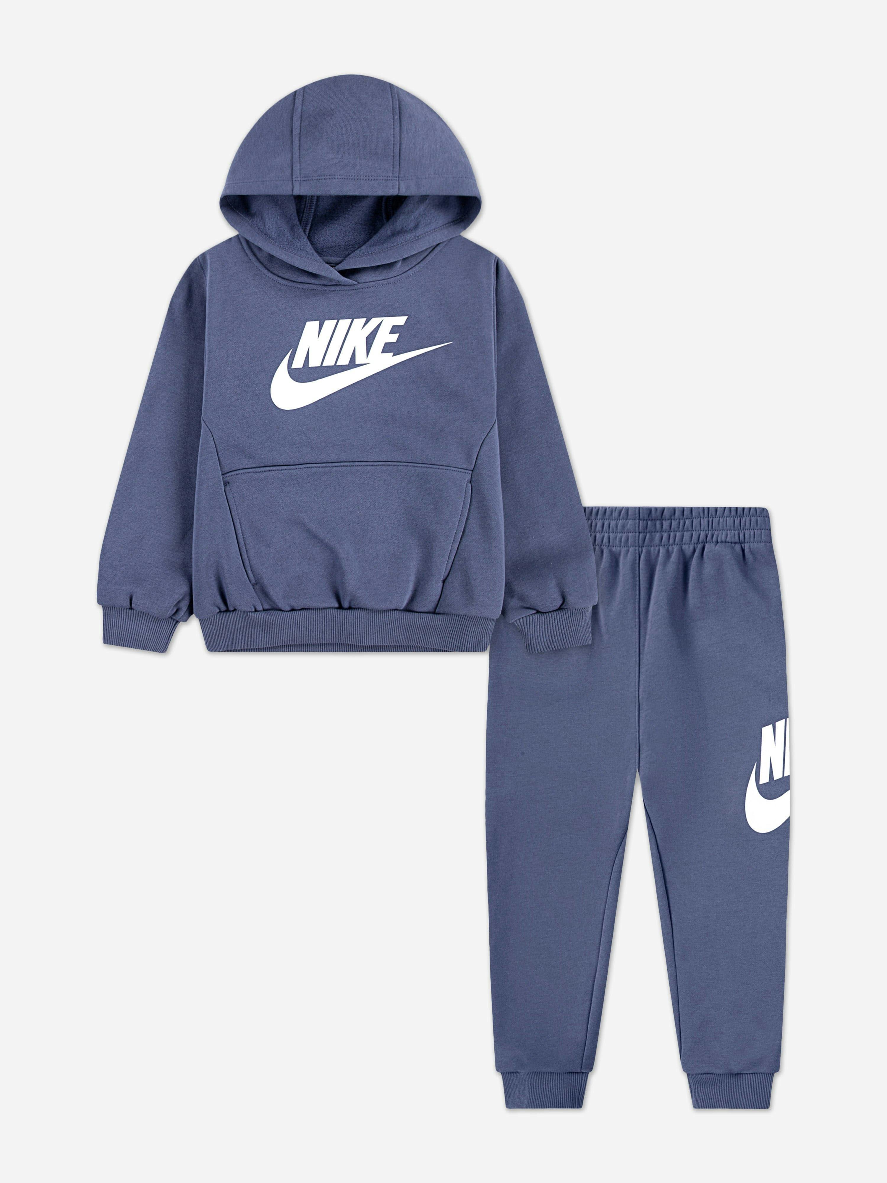 Nike Blue Kids Club Fleece Tracksuit In - 4 - 5 Yrs