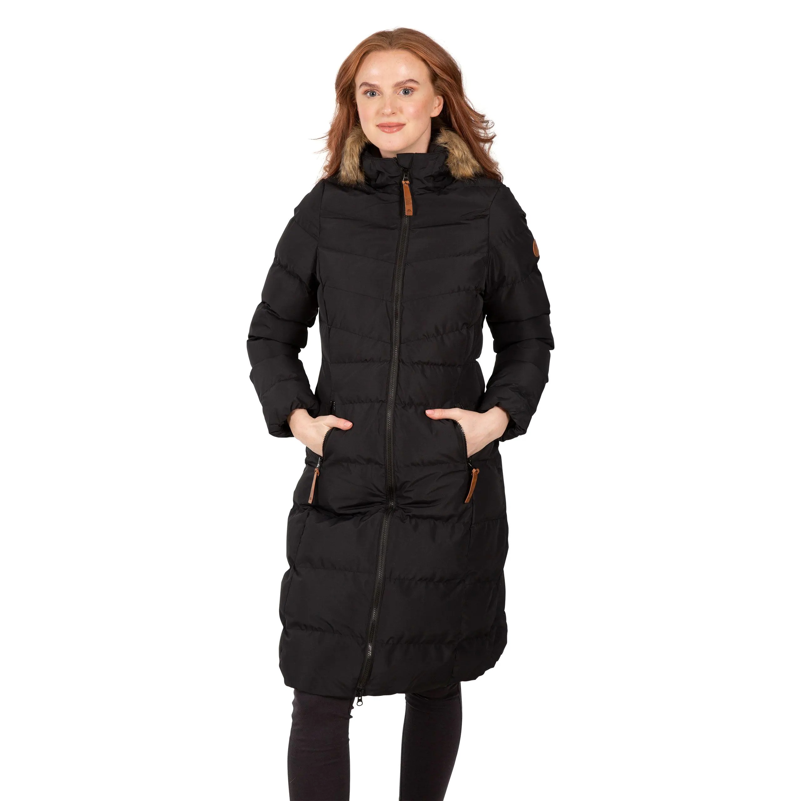 Trespass Women's Black Audrey Padded Jacket - Xxs - 100% Polyester