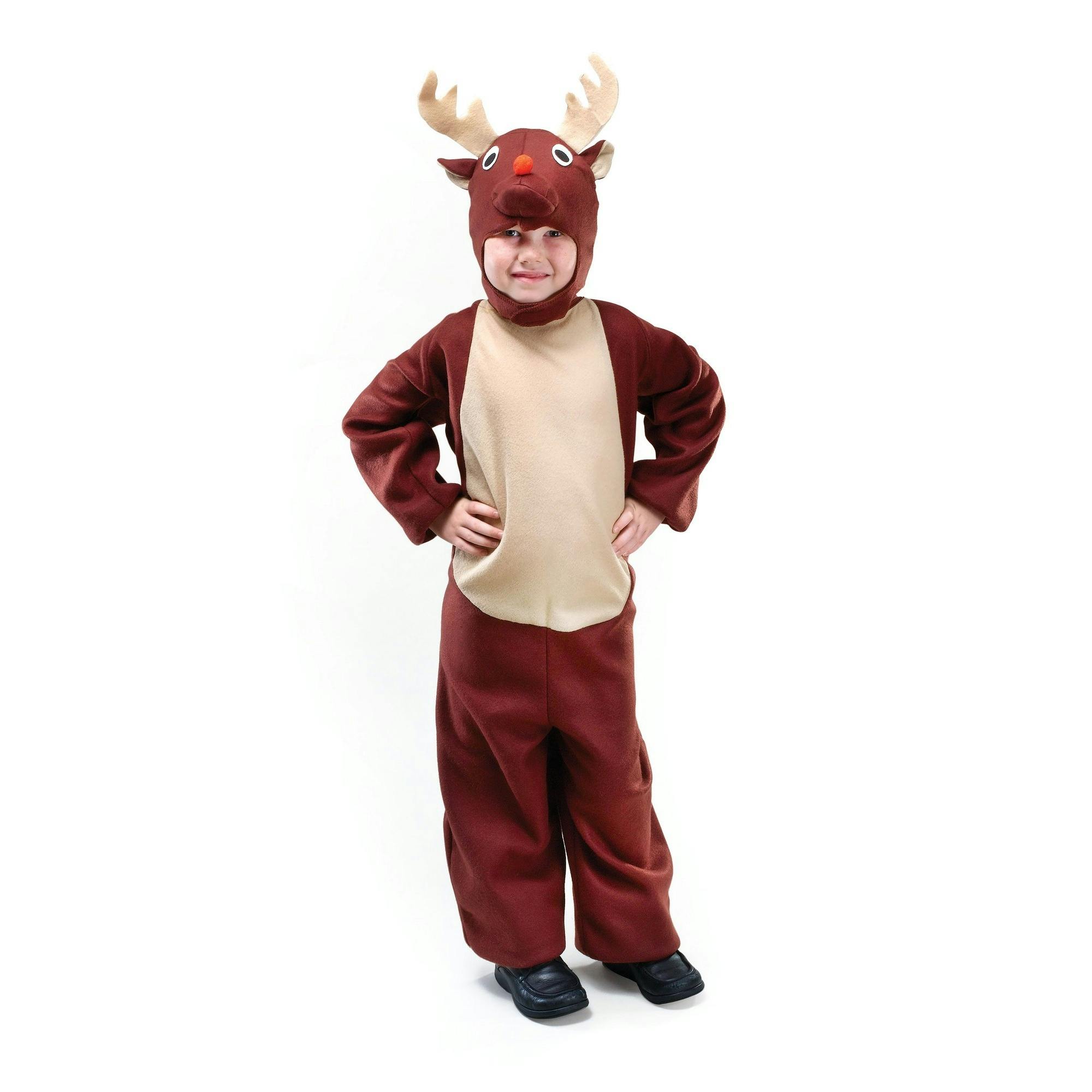 Bristol Novelty Brown Kids Reindeer Costume - L