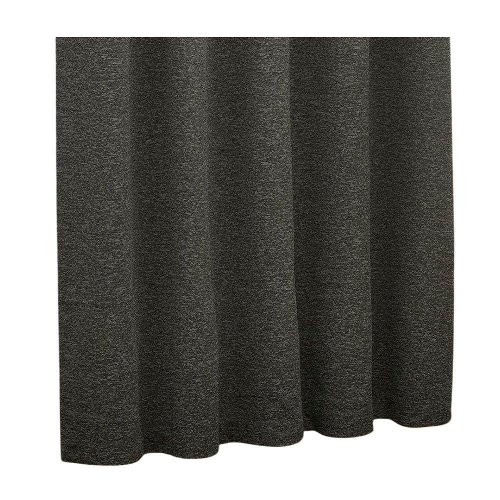 Paoletti New Galaxy Chenille Eyelet Curtains - Charcoal - 229Cm X 183Cm - Charcoal - 100% Polyester