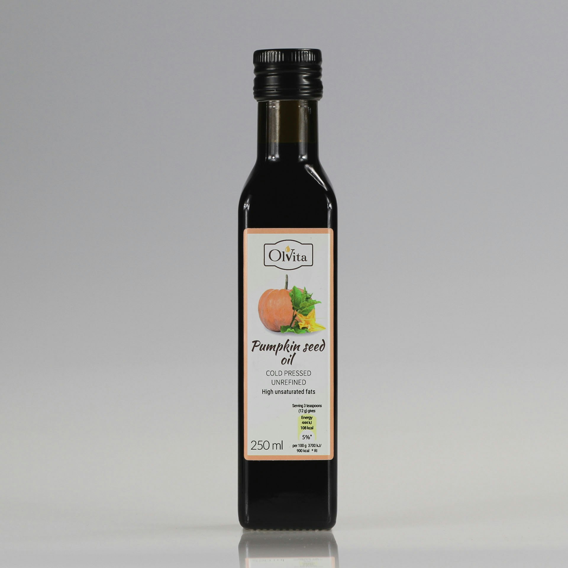 Ol'vita Pumpkin Seed Oil | Cold Pressed | Unrefined - 250 Ml - 1