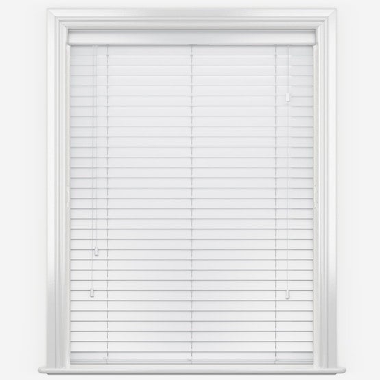 Newedgeblinds Grain Serene Faux Wood Fine Venetian Blinds With Strings - 150Cm
