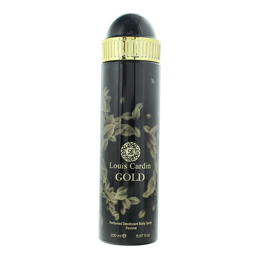 Women's Louis Cardin Femme Perfumed Deodorant Body Spray Gold 200Ml - Image 7