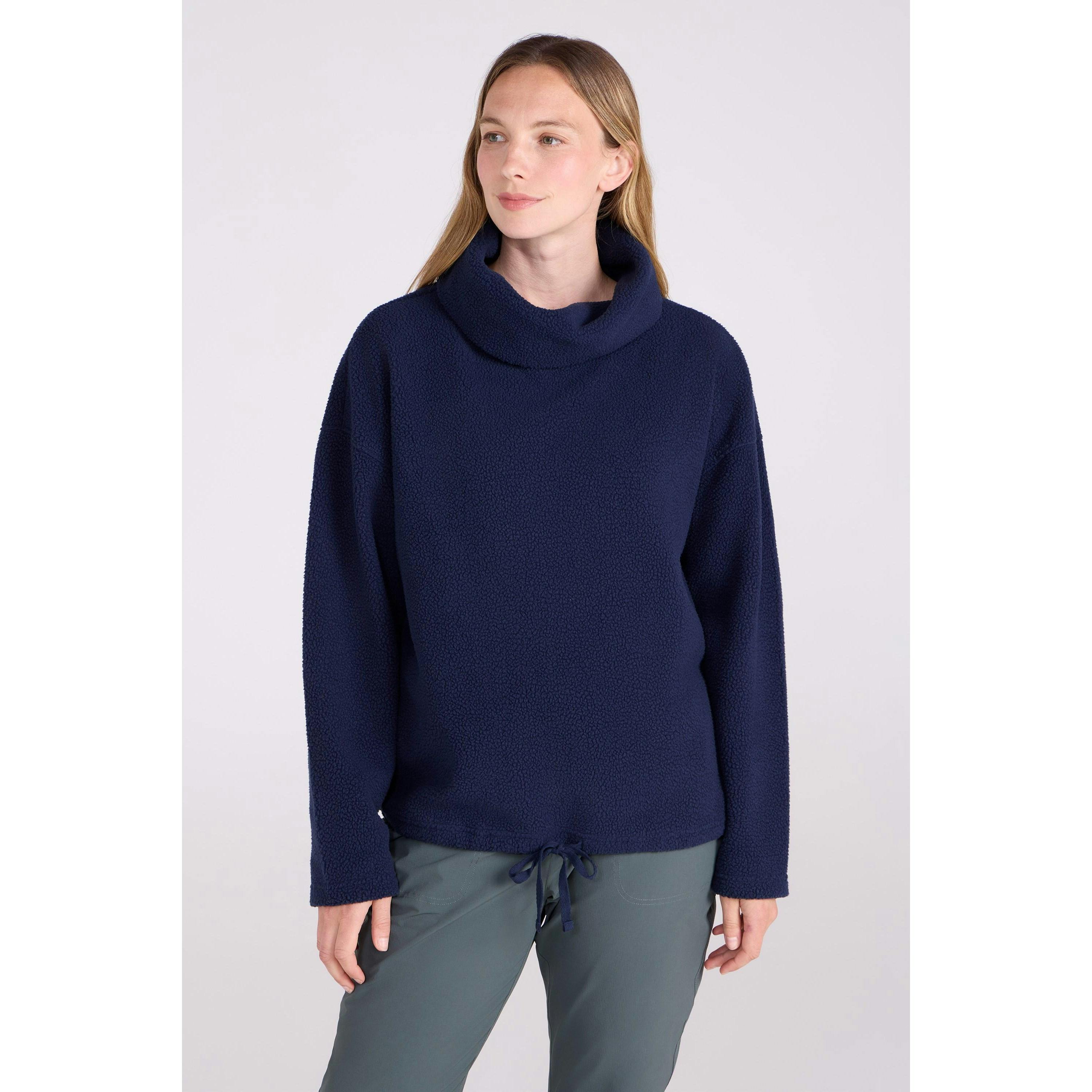 Mountain Warehouse Women's Rydal Fleece Top - Navy - 18 Uk - Navy - 100% Polyester