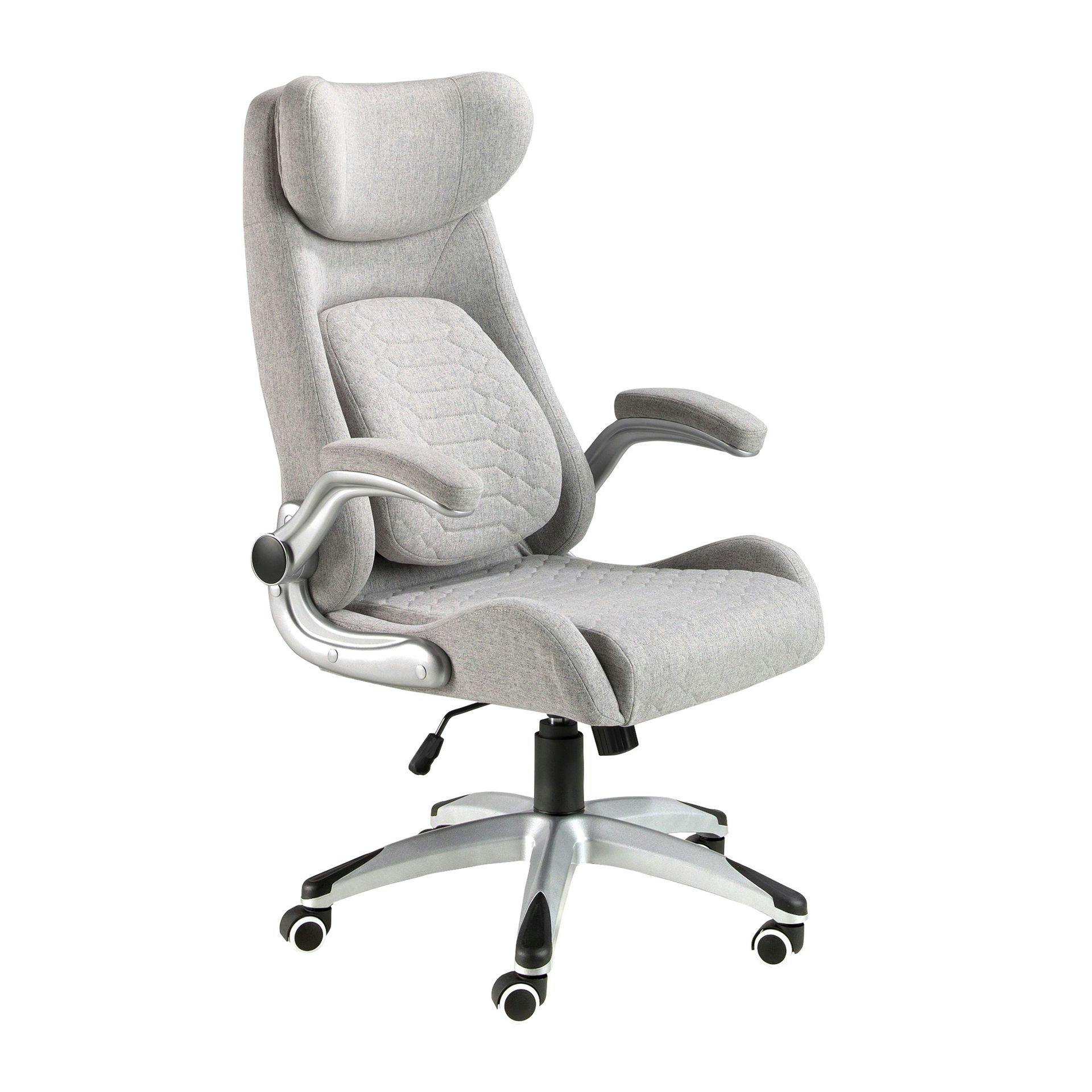 Angel Cerdá Grey Fabric Swivel Office Chair 4224