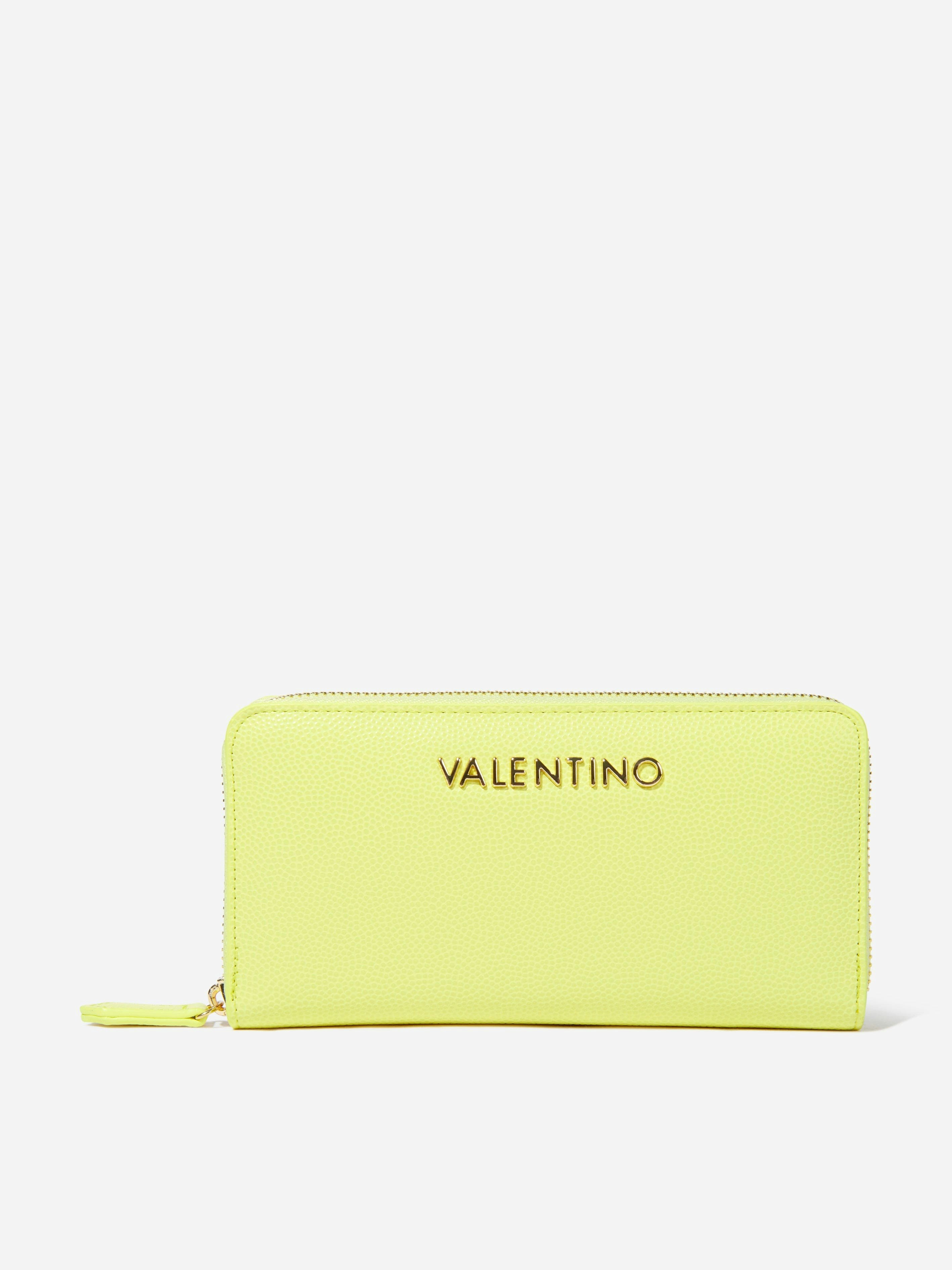 Valentino Boys Yellow Divina Zip Around Wallet In (14.5Cm) - One Size