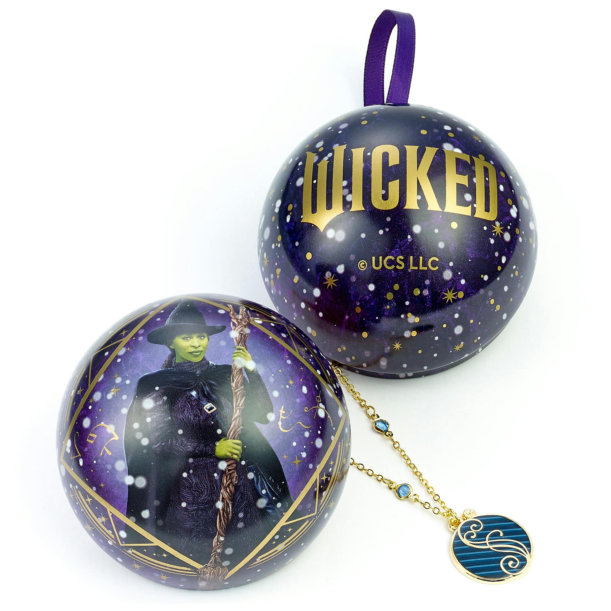 The Carat Shop Blue Wicked Elphaba & Shiz University Gift Bauble