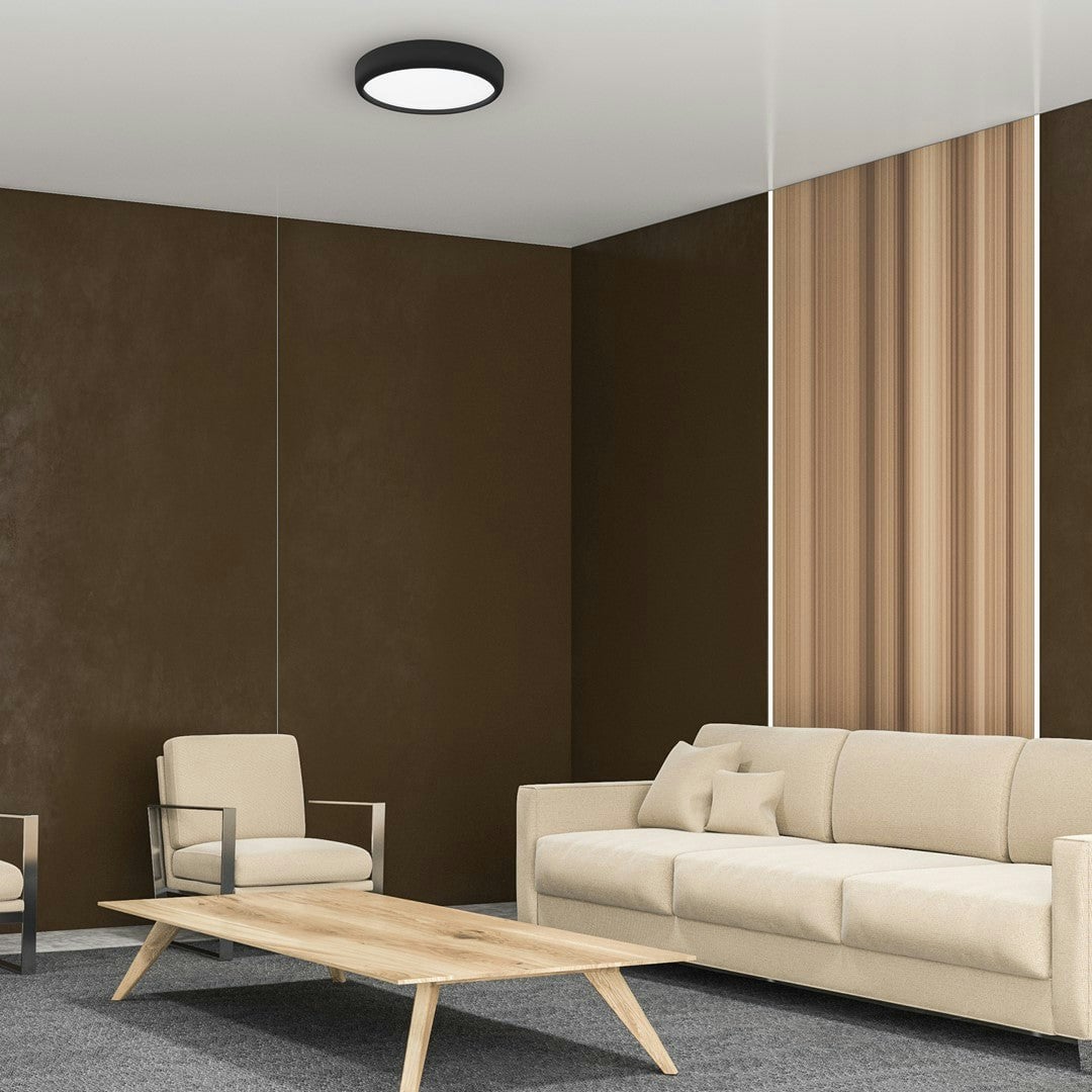 GEA BLACK Ceiling Light 36W LED Ø390 mm ML6394 Milagro - Image 5
