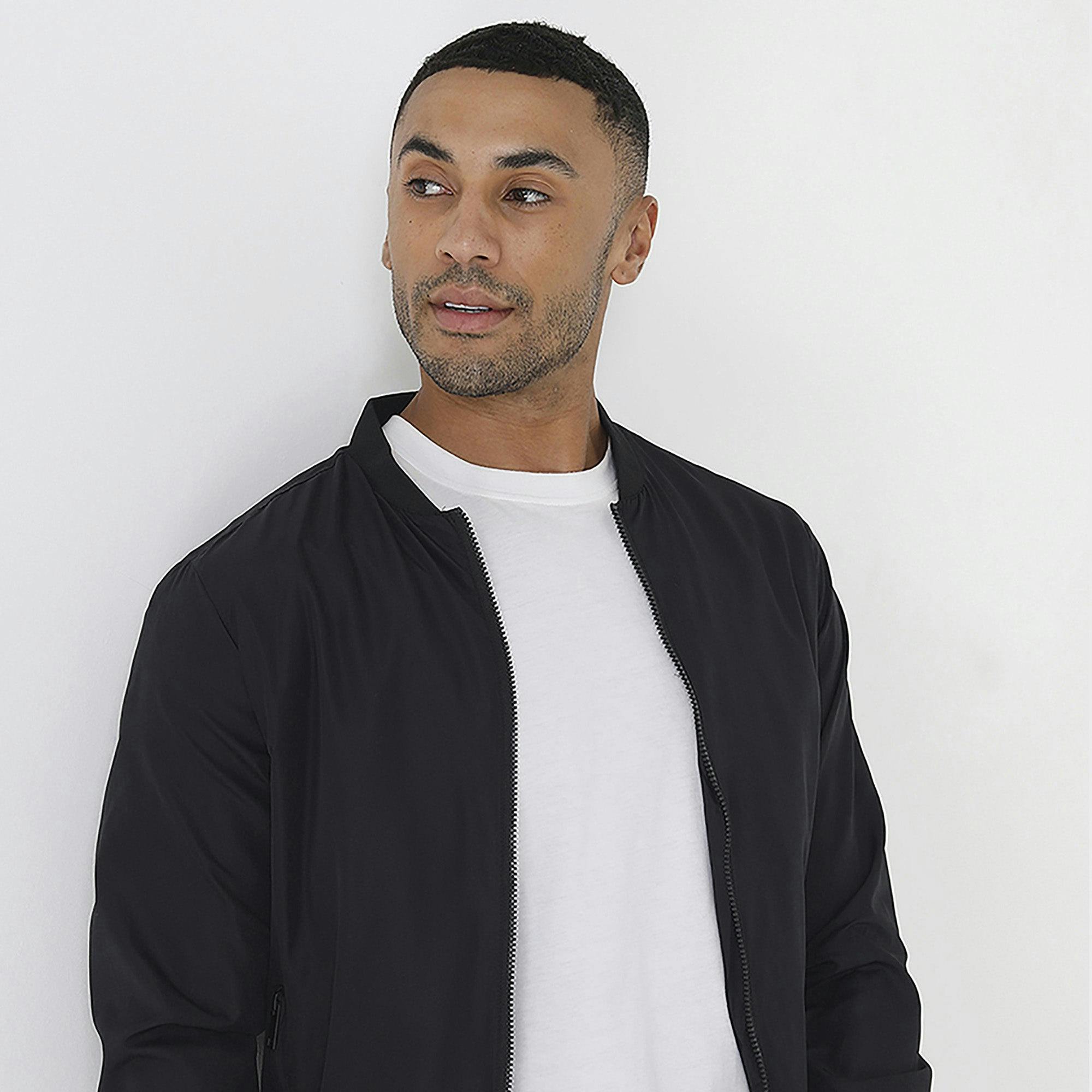 Brave Soul Black Bomber Jacket - Xl