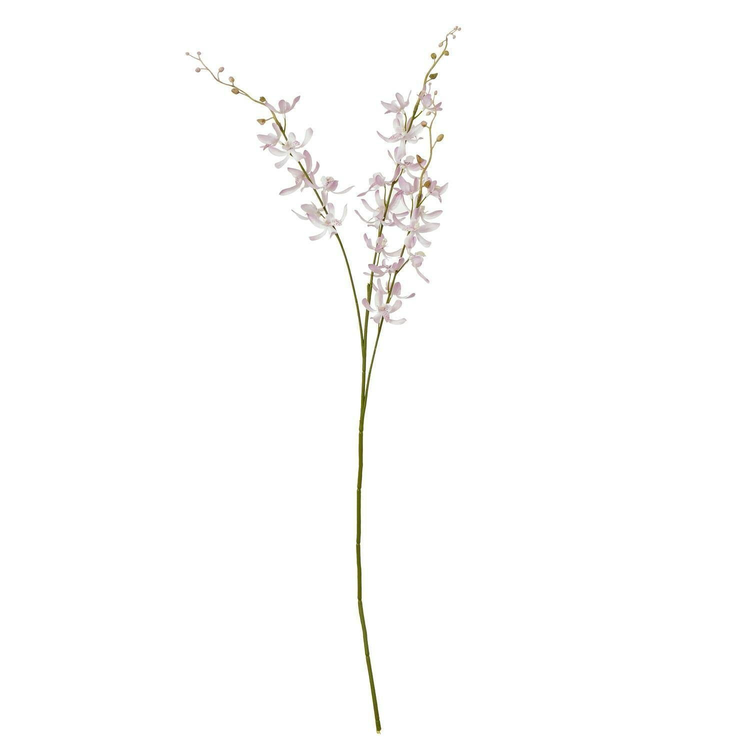 Hill Interiors Lilac Cymbidium Spray Artificial Flower - One Size - 100% Mixed