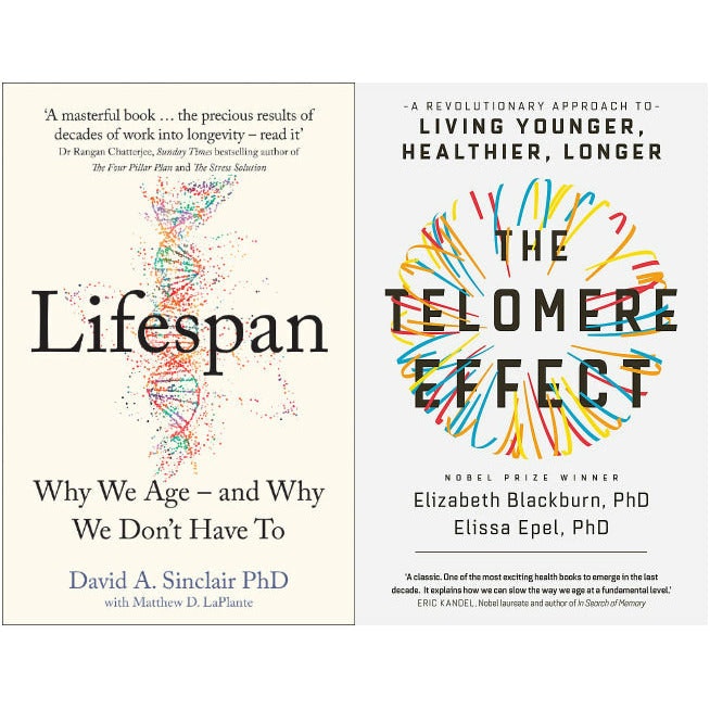 Thorsons & Orion Lifespan Why We Age And Why We Dont Have To & The Telomere Effect 2 Books Set