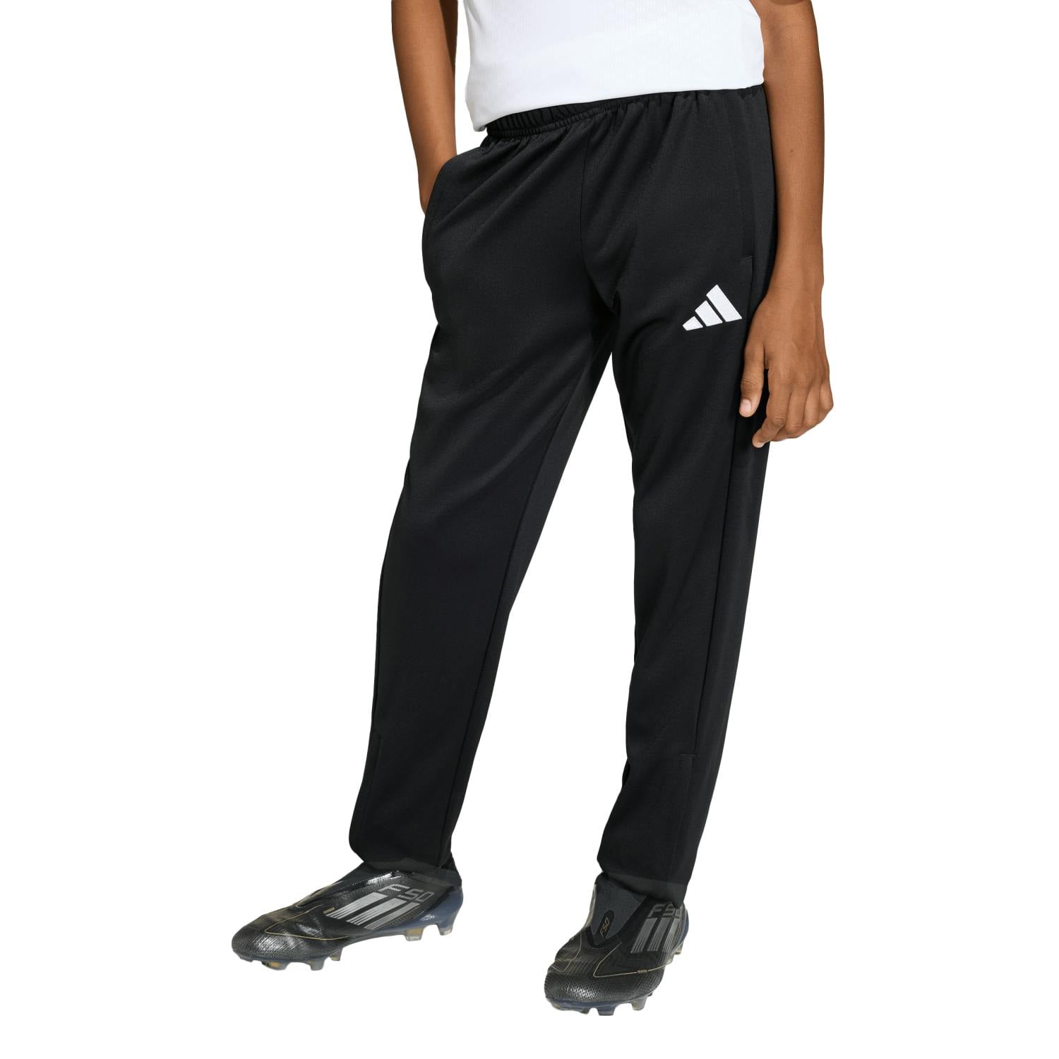 Adidas Boys Black / Girls Entrada 26 Training Pants Jz6550 - 128 7-8 Years