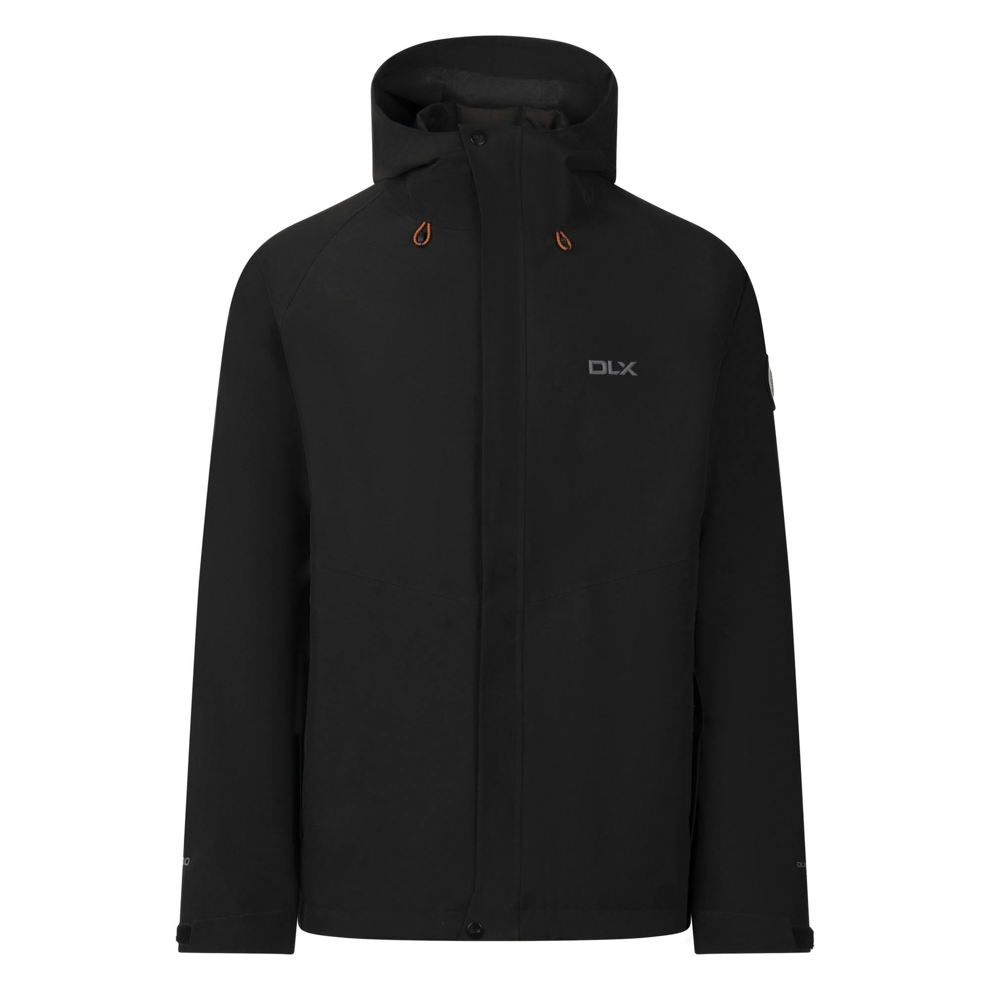 Trespass Men's Black Frederic 3 In 1 Raincoat - L - 100% Polyester