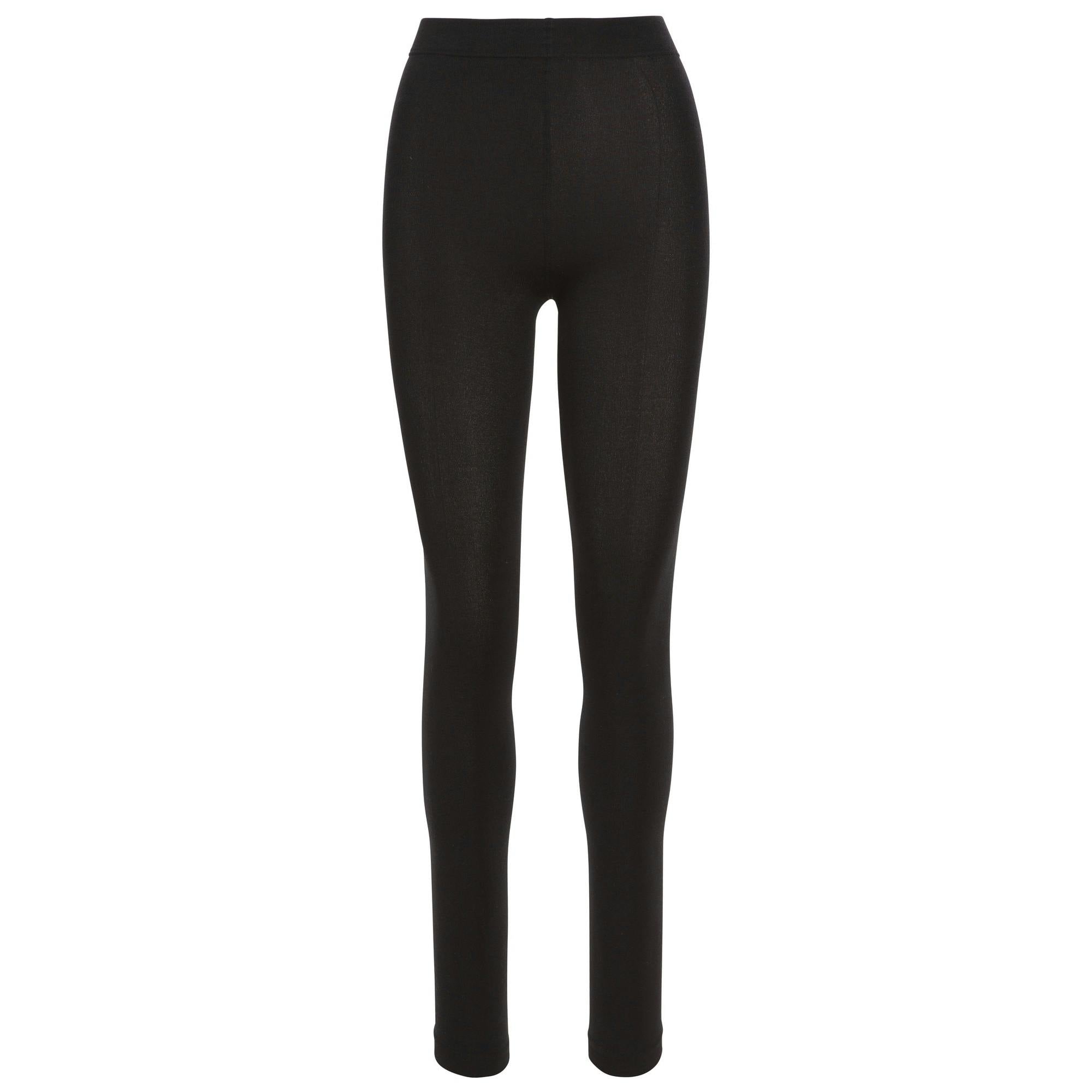 Trespass Women's Black Tooties Leggings - One Size - 90% Polyester/10% Elastane