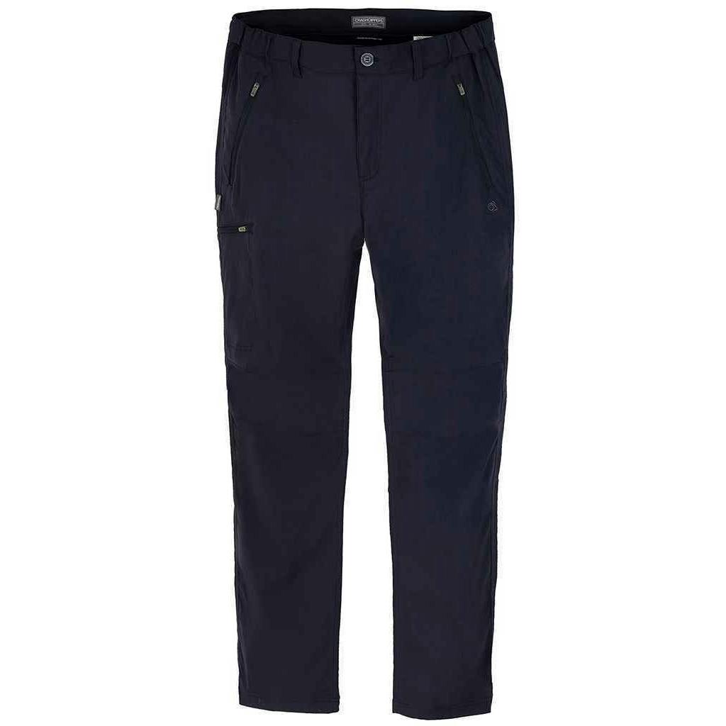 Craghoppers Men's Dark Expert Kiwi Pro Stretch Hiking Trousers - Navy - 42S - Navy - 96% Recycled Polyamide/4% Elastane