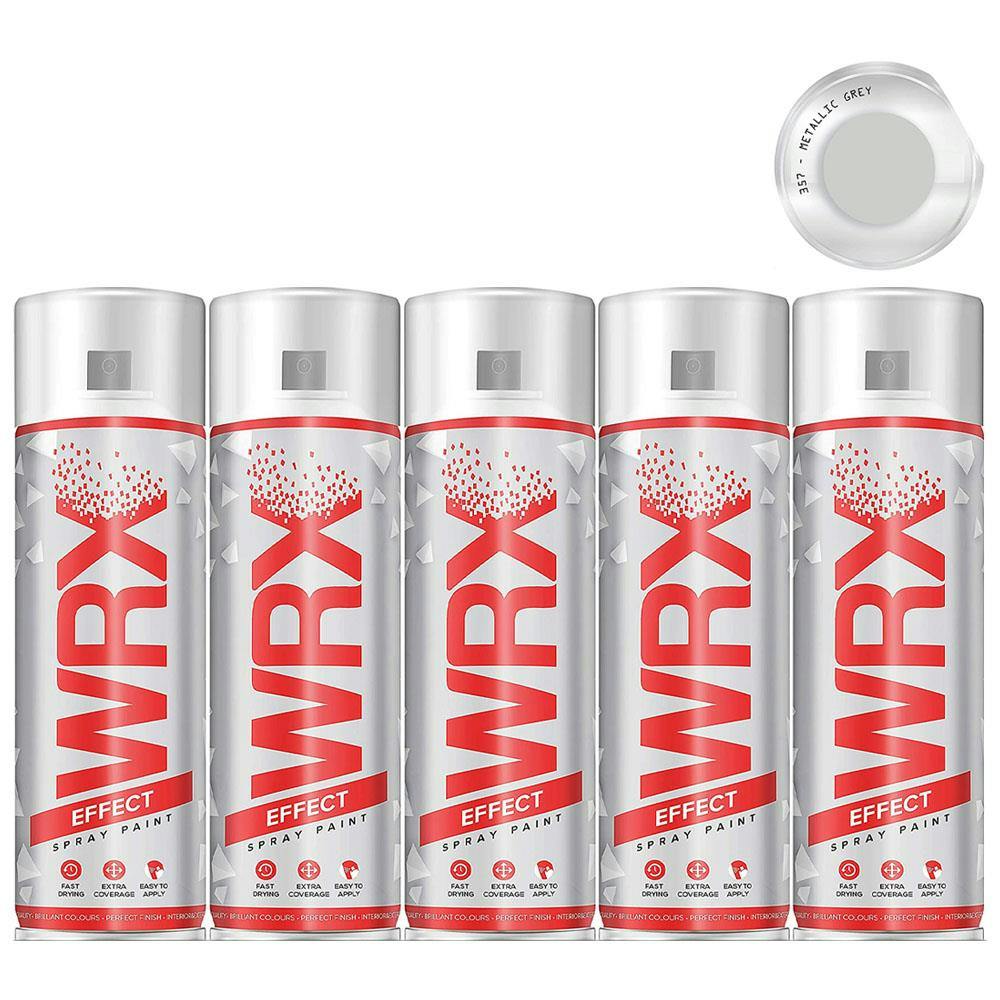 Wrx Grey Metallic Spray Paint Solvent Based 400Ml - Image 7