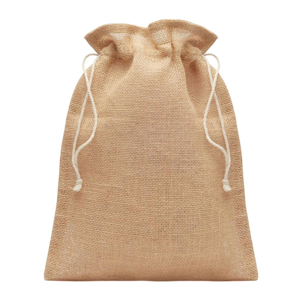 Midocean Beige Jute Gift Bag - 47Cm X 30Cm