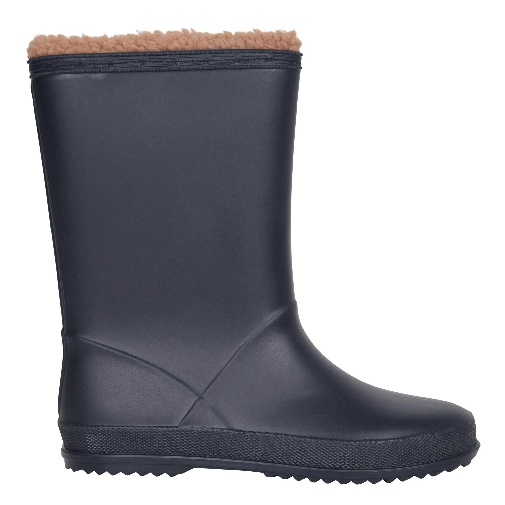 Mountain Warehouse Kids Snow Lined Wellington Boots - Navy - 5 Uk - Navy