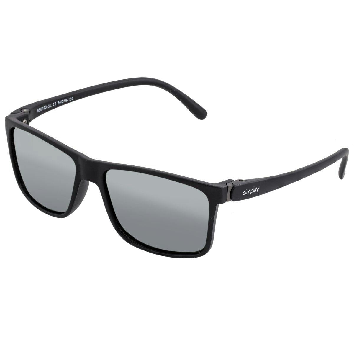 Simplify Black/Silver Ellis Polarized Sunglasses