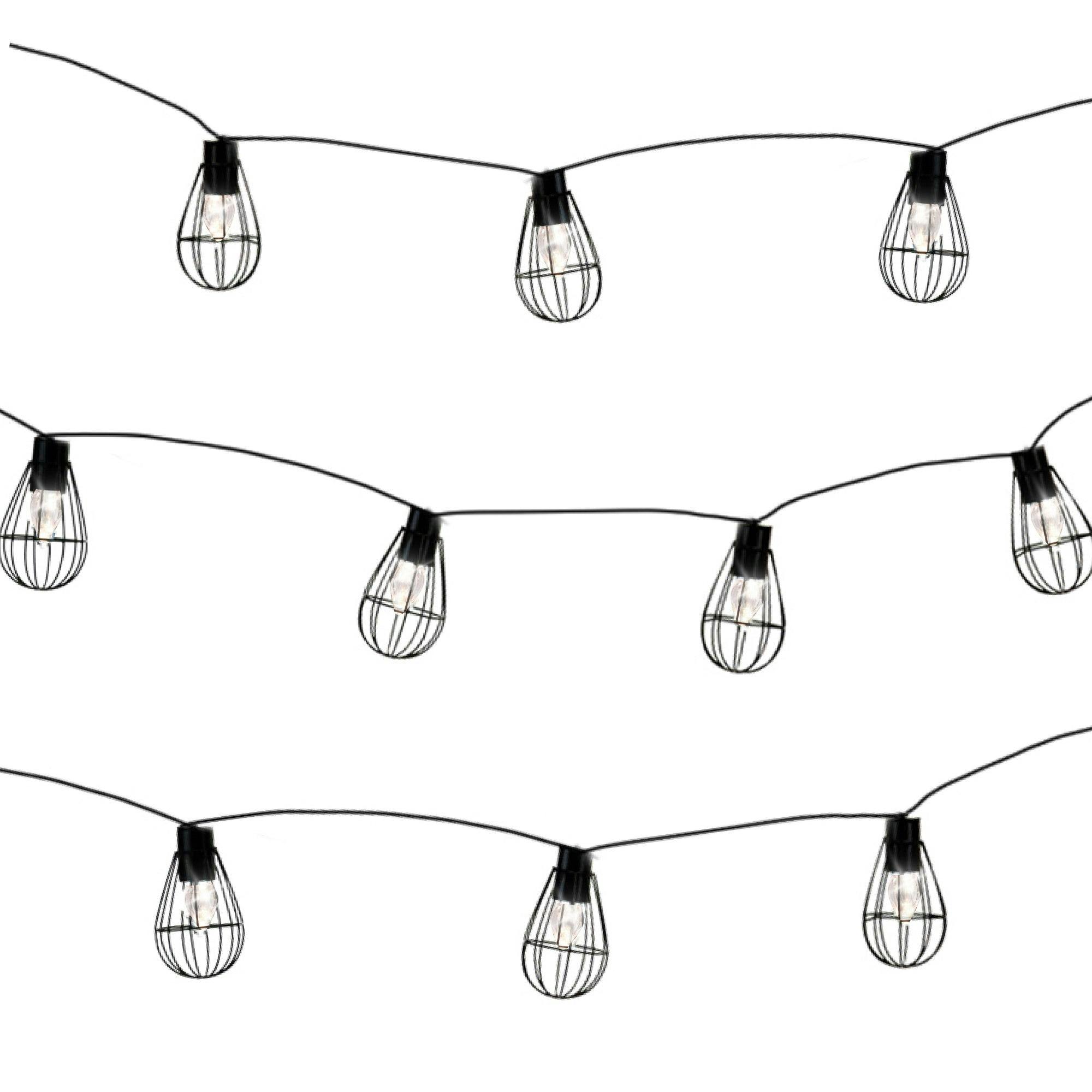 Rackhams Light 8-Piece Solar String S – Led Metal Bulb Hanging S