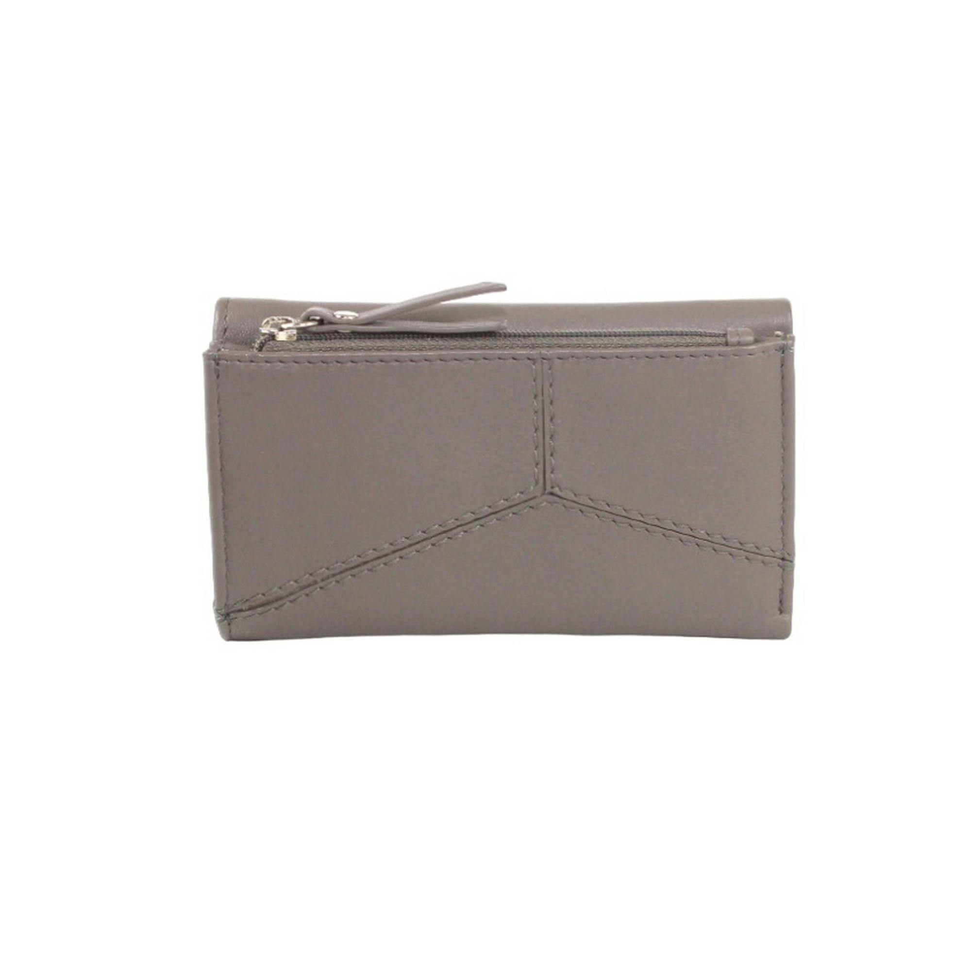 Eastern Counties Leather Paloma Polka Dot Leather Purse - Taupe - Taupe - One Size - 50% Leather/50% Textile