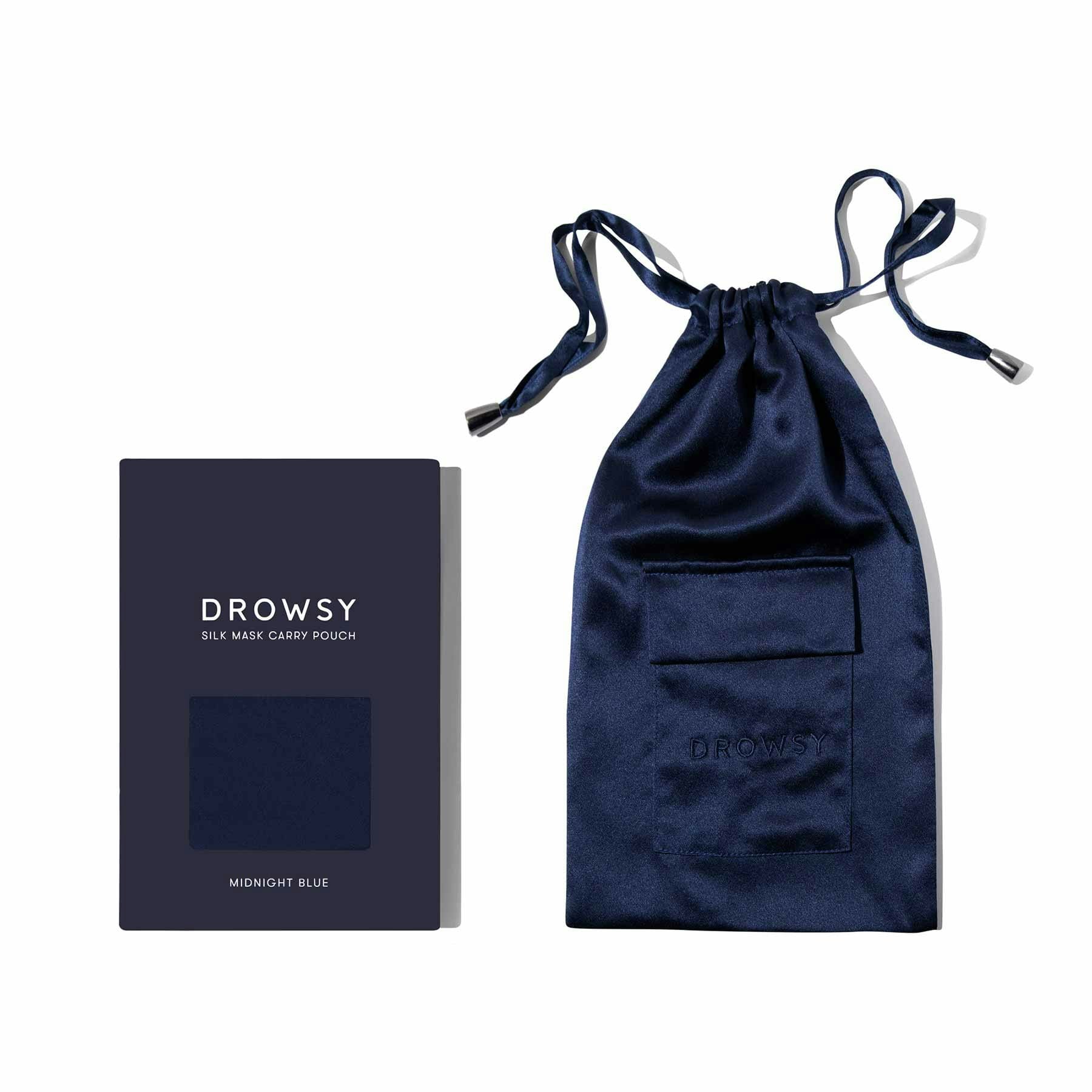 Drowsy Sleep Co Blue Midnight Silk Carry Pouch