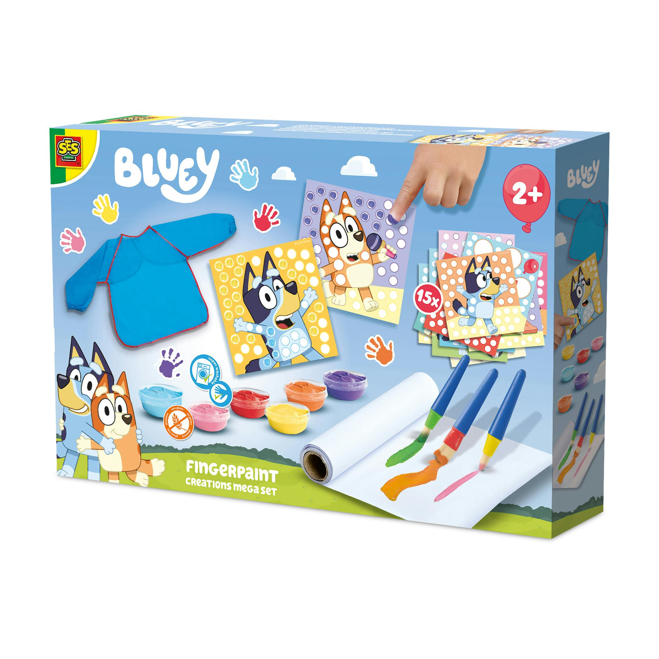 Ses Creative Blue Y - Fingerpaint Creations Mega Set - Na - Na