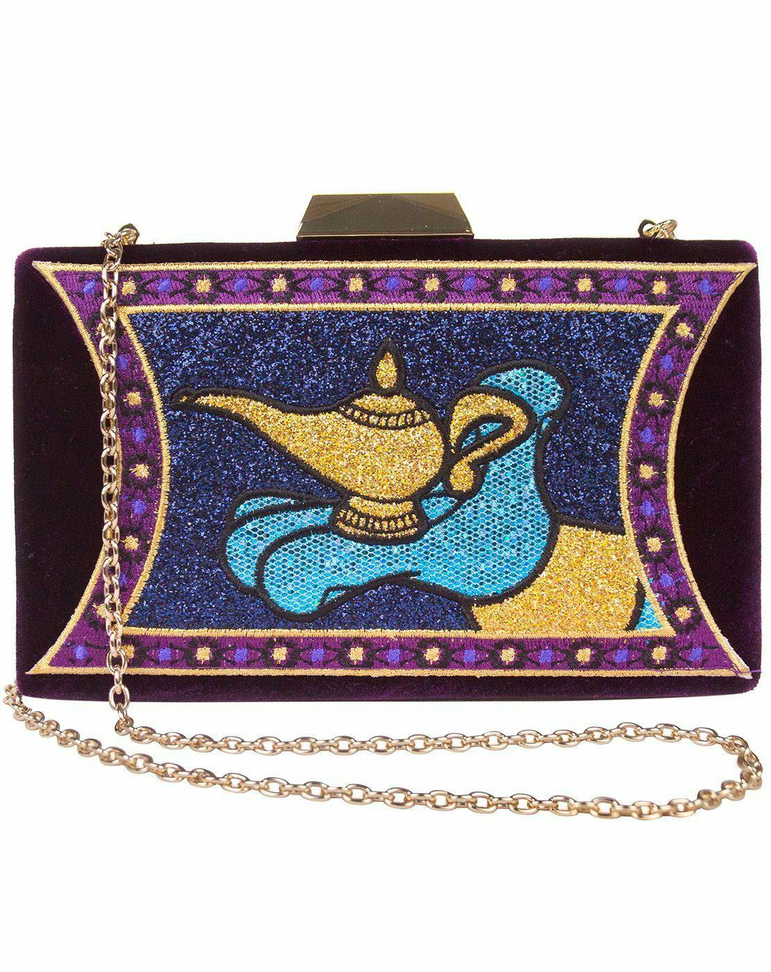 Vanilla Underground Unisex Black Danielle Nicole Genie Lamp Clutch Bag (One Size)