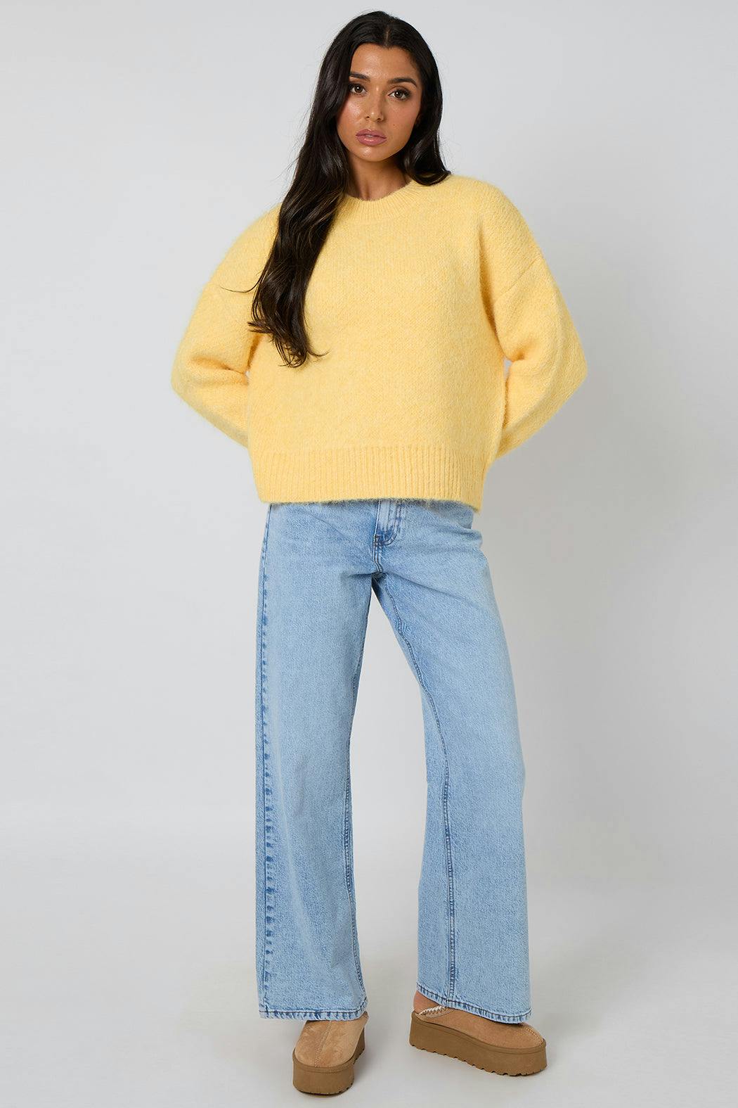 Urban Bliss Lemon Wool-Blend Jumper - S