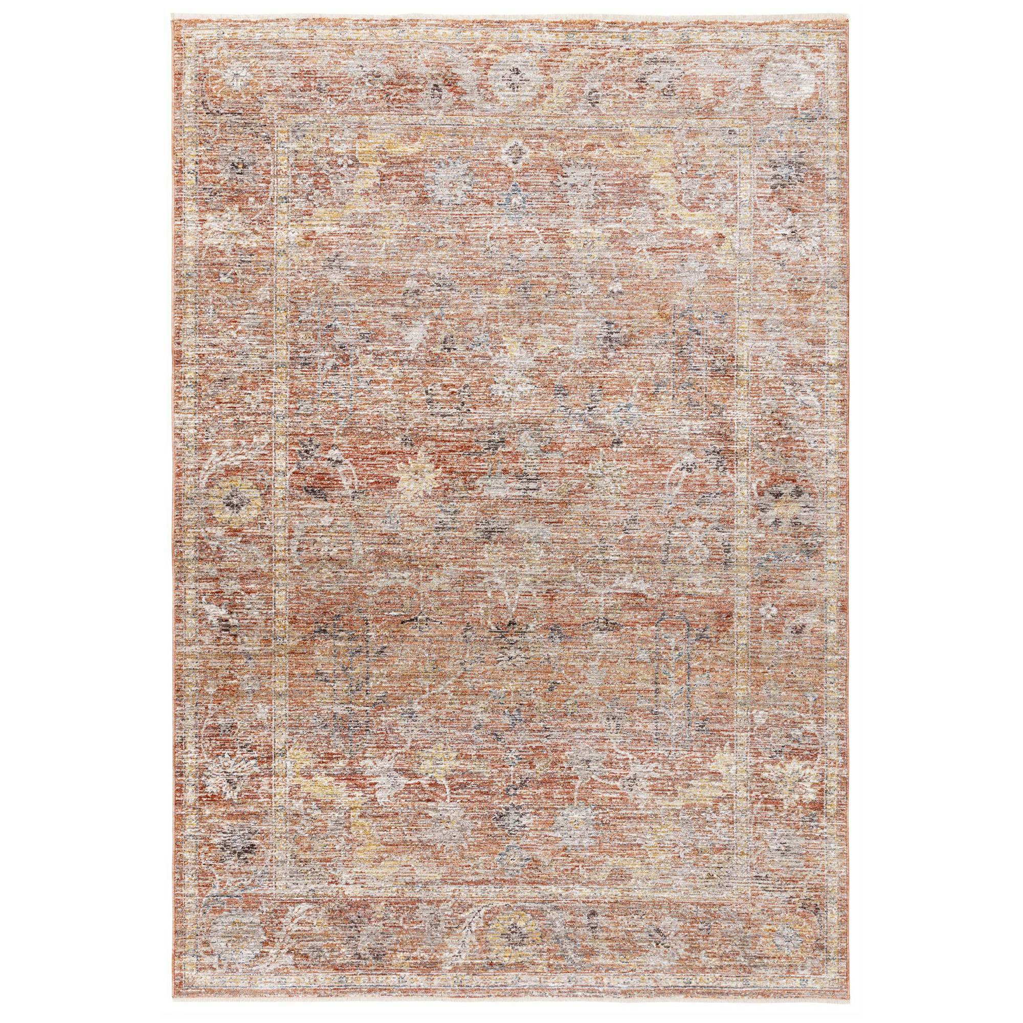 Asiatic Jasper Ja05 Traditional Terracotta Rug - 120X160cm