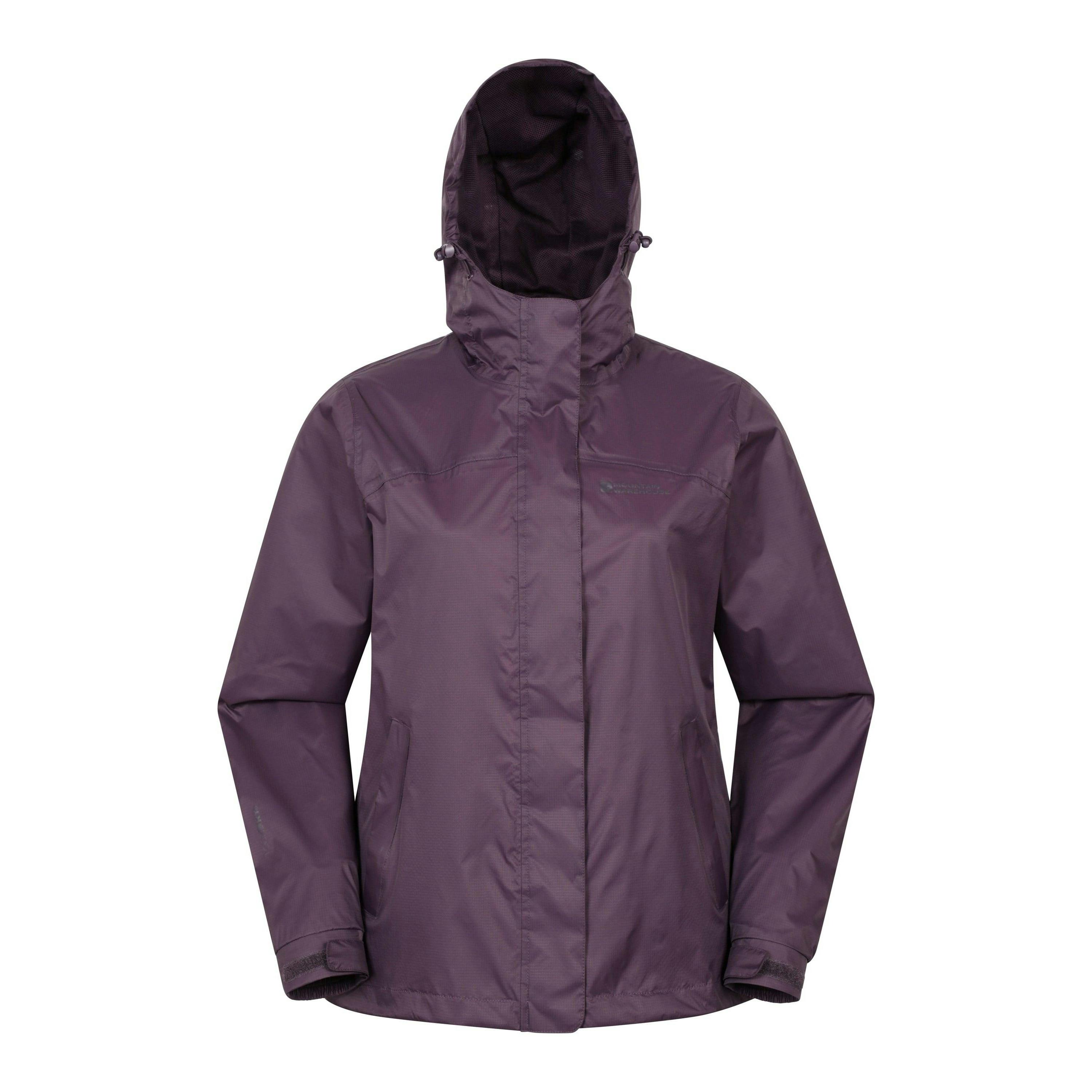 Mountain Warehouse Women's Purple Torrent Waterproof Jacket - 18 Uk - 100% Polyamide
