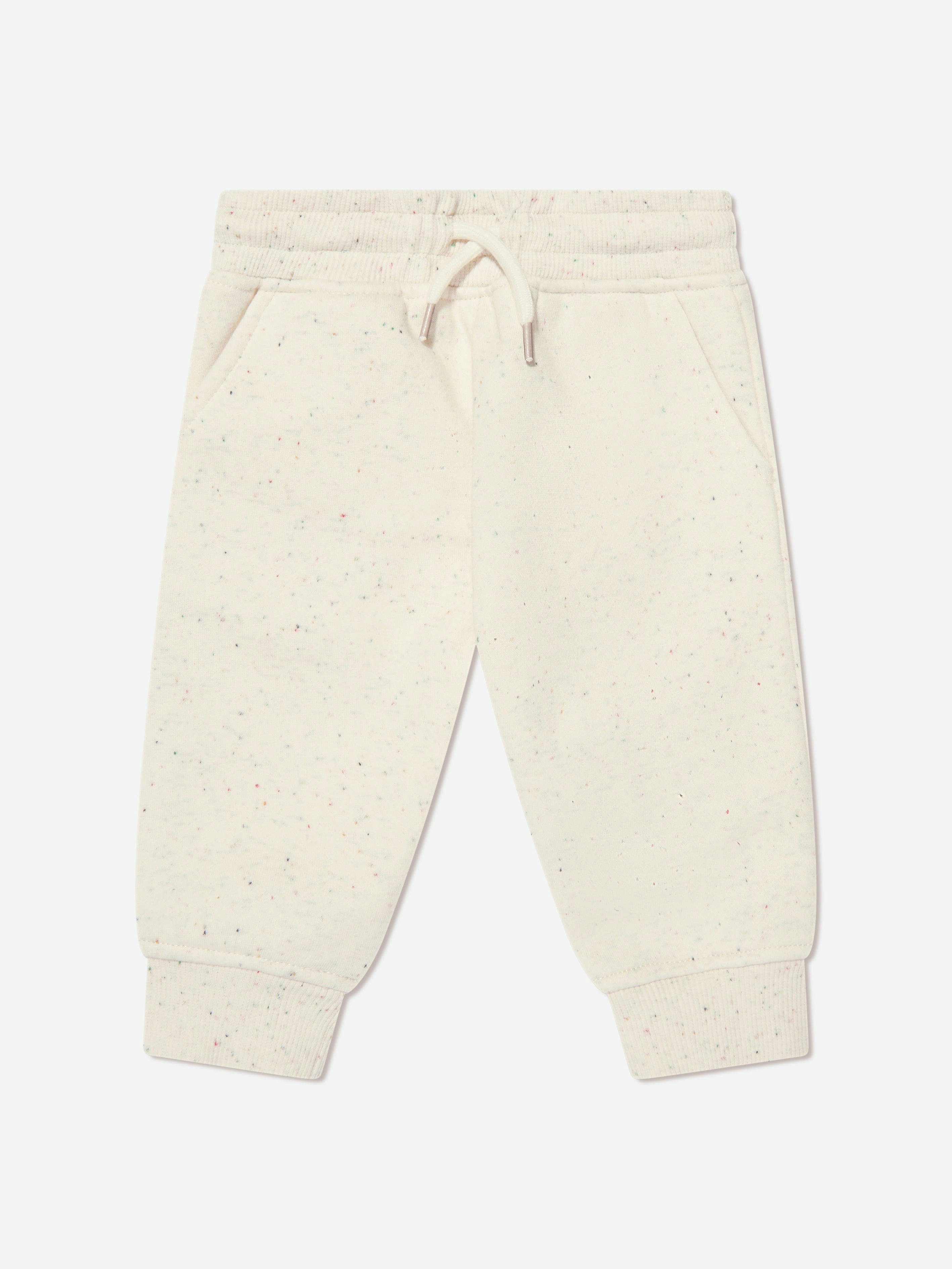 Kenzo Kids Girls Beige Kenzo Baby Logo Joggers In - 4 Yrs