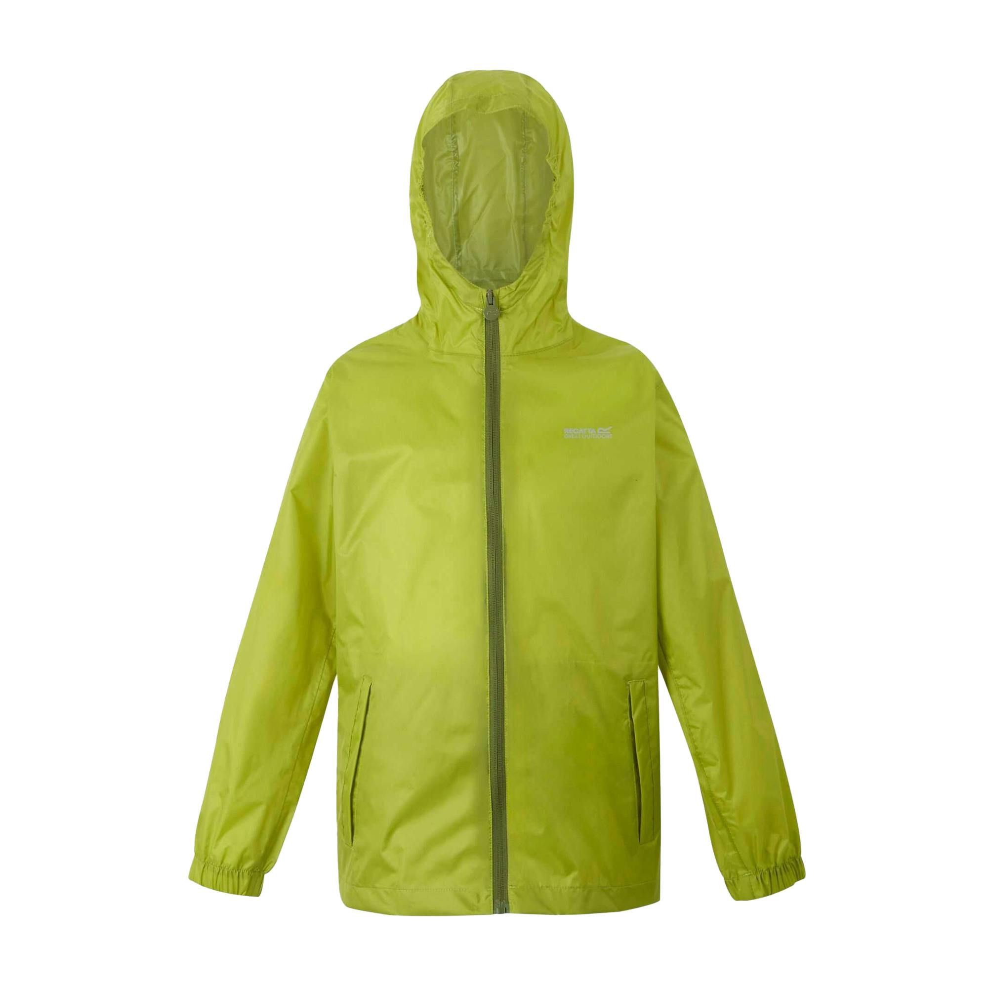 Regatta Boys Black/Green Great Outdoors Childrens/Kids Pack It Jacket Iii Waterproof Packaway - Grenoble - 11-12 Years - Grenoble - 100% Polyamide
