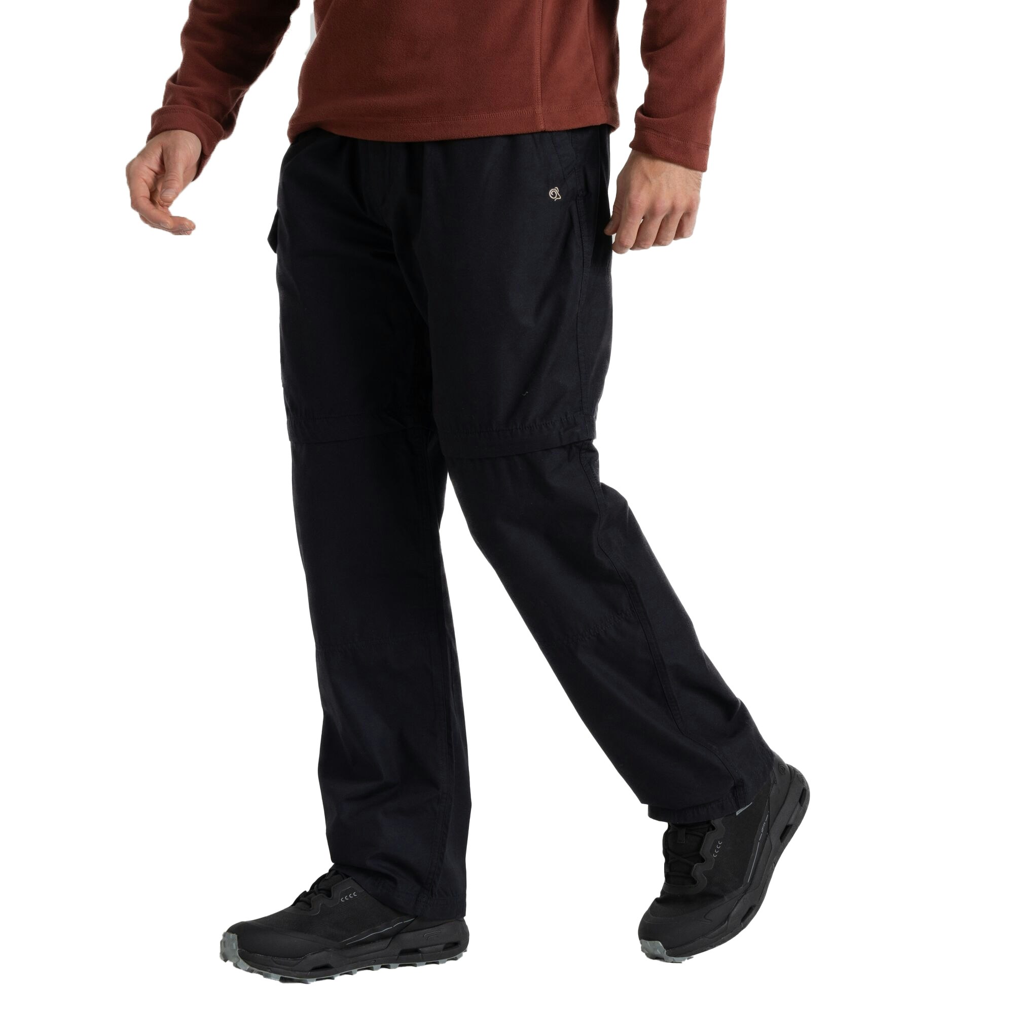 Craghoppers Men's Dark Kiwi Convertible Trousers - Navy - Navy - 40R