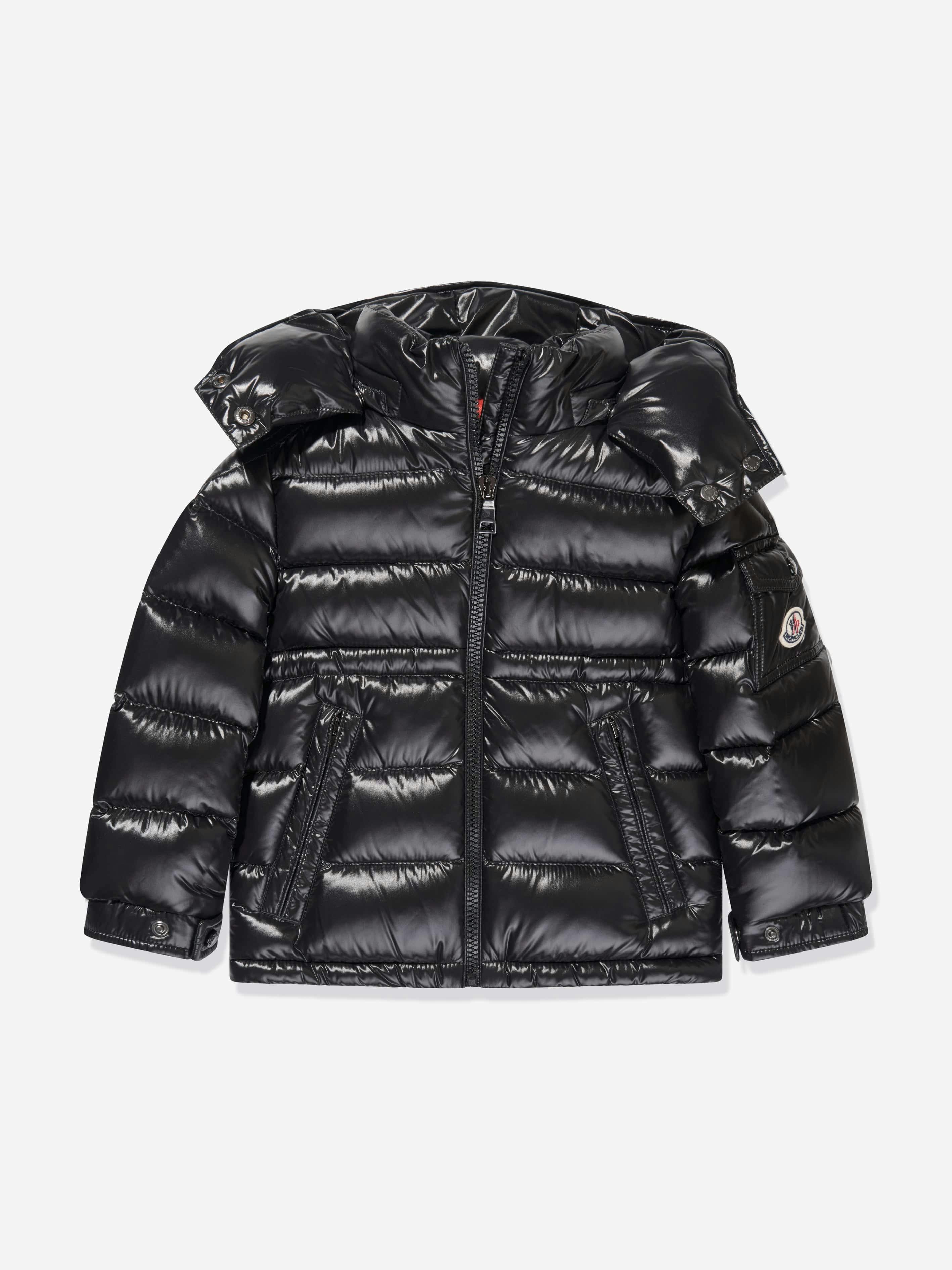 Moncler Enfant Girls Black Down Padded Maire Jacket In - 8 Yrs