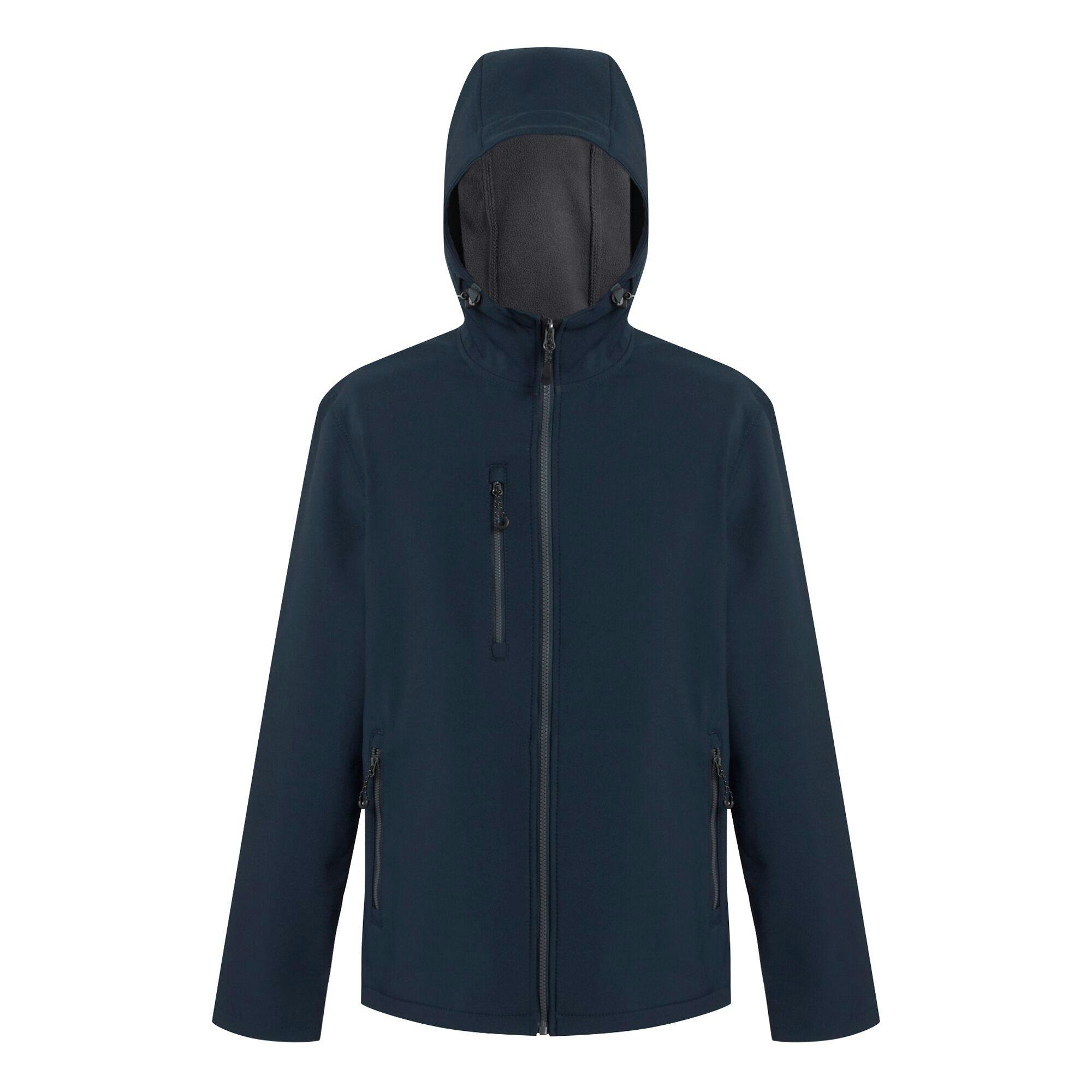 Regatta Men's Grey Professional 2 Layer Soft Shell Jacket - Navy/Seal - Xs - Navy/Seal - 100% Mixed