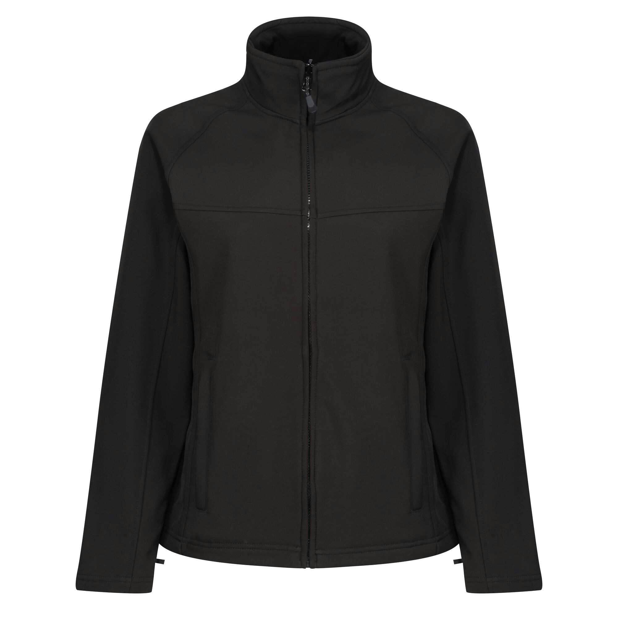 Regatta Women's Black Professional Uproar Softshell Wind Resistant Jacket - All - 8 - All - 96% Polyester/4% Elastane