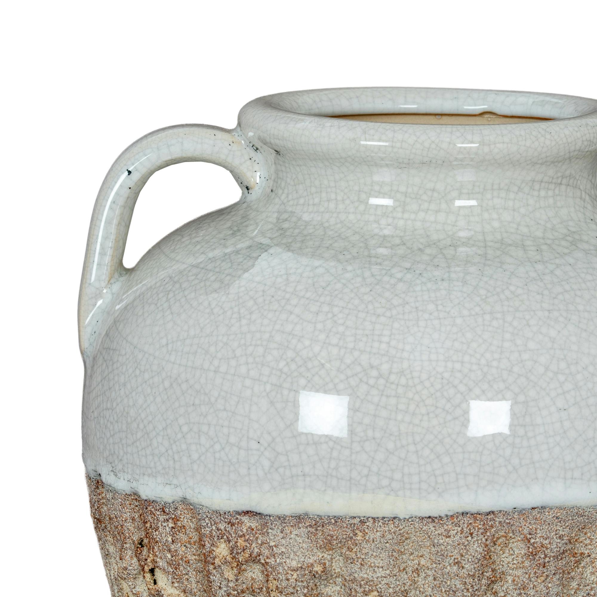 Rackhams White Thorne Amphora Medium Vase - 22Cm X 21Cm X 21Cm - 100% Mixed