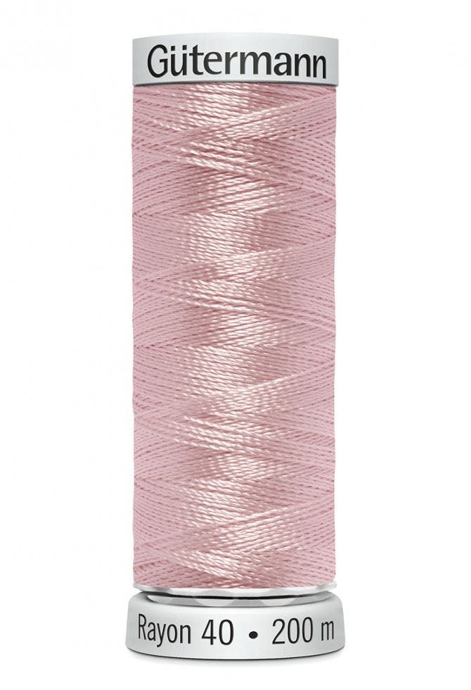 Gutermann No 40 Sulky Rayon Embroidery Thread 200M Rayon Thread Suitable For Embroidery - 1120 - 200 Metres
