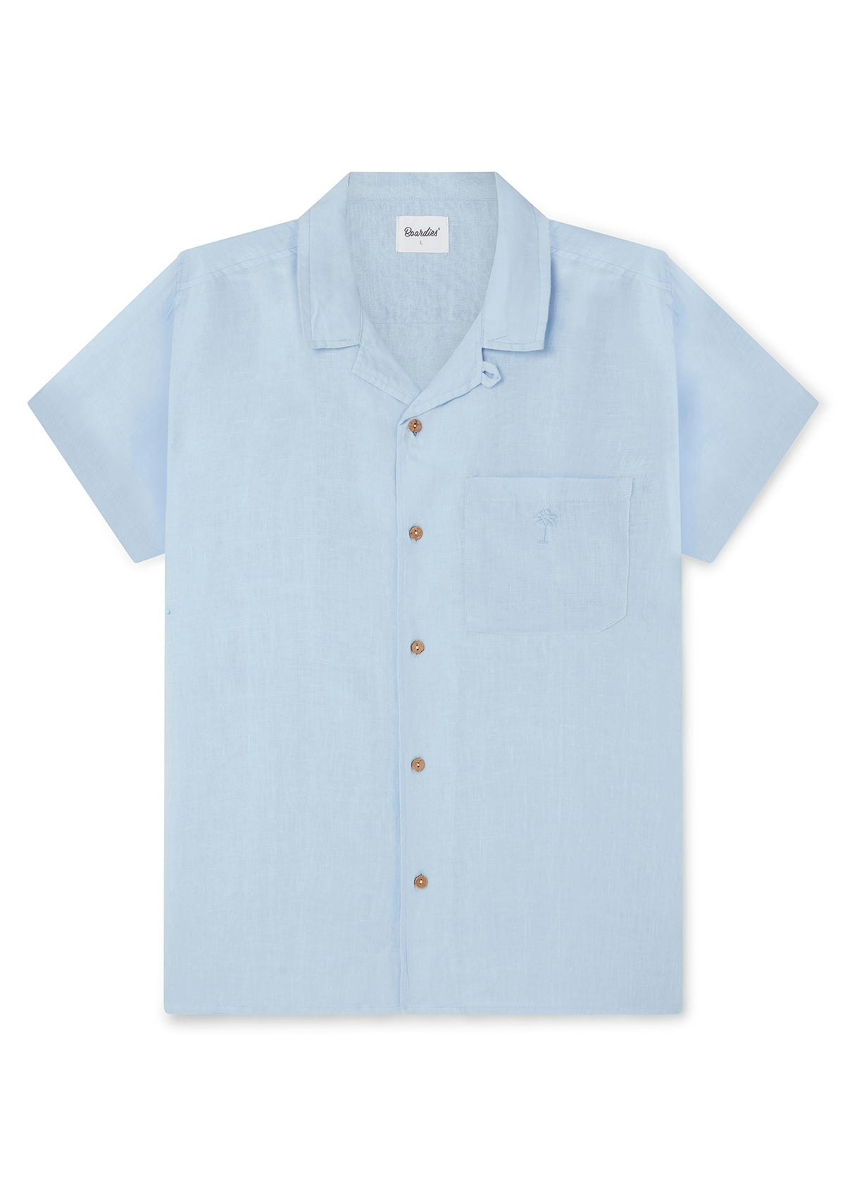 Boardies Blue Ocean Breeze Linen Shirt - Xl